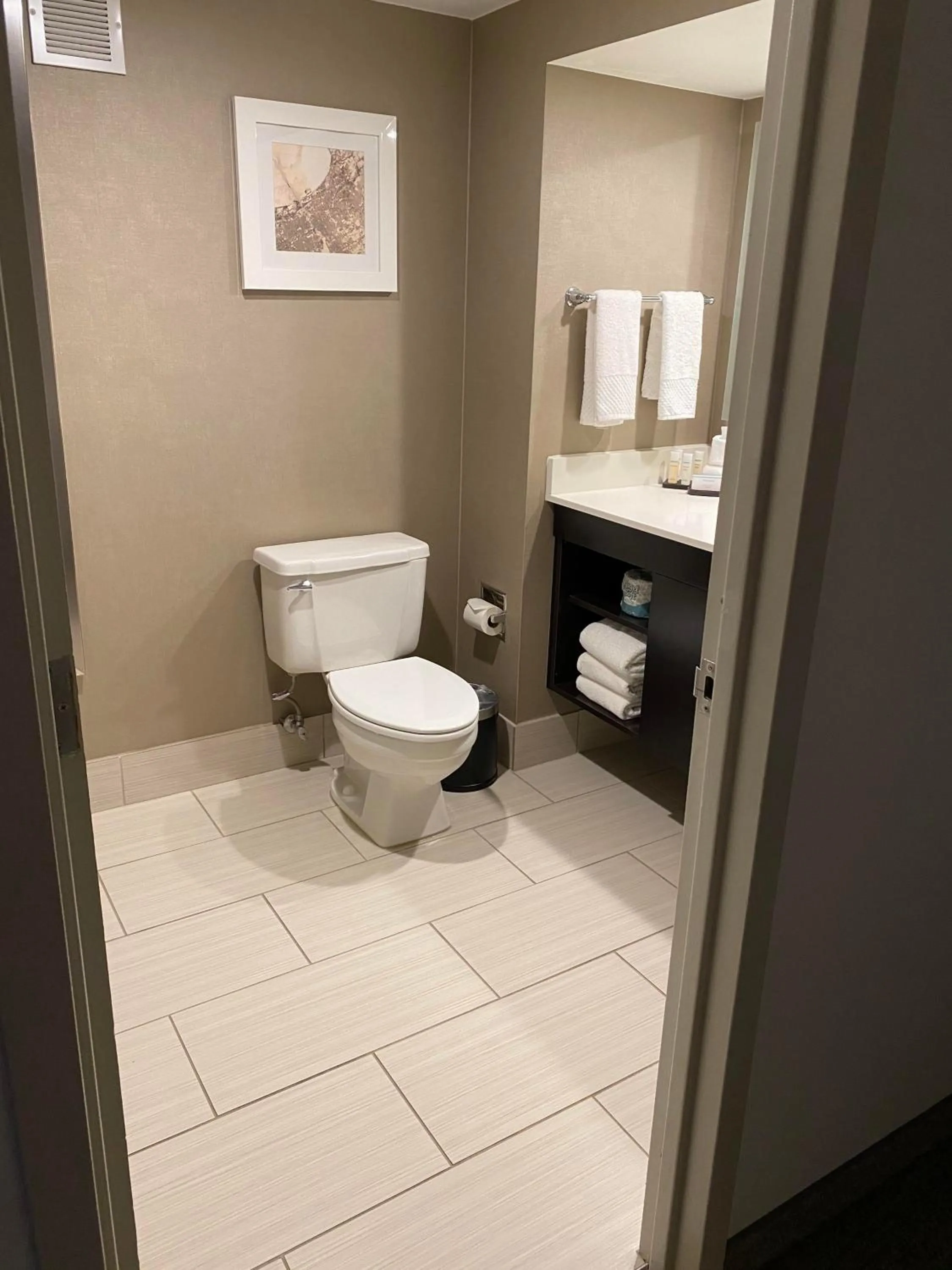 Toilet in Embassy Suites by Hilton Milwaukee Brookfield