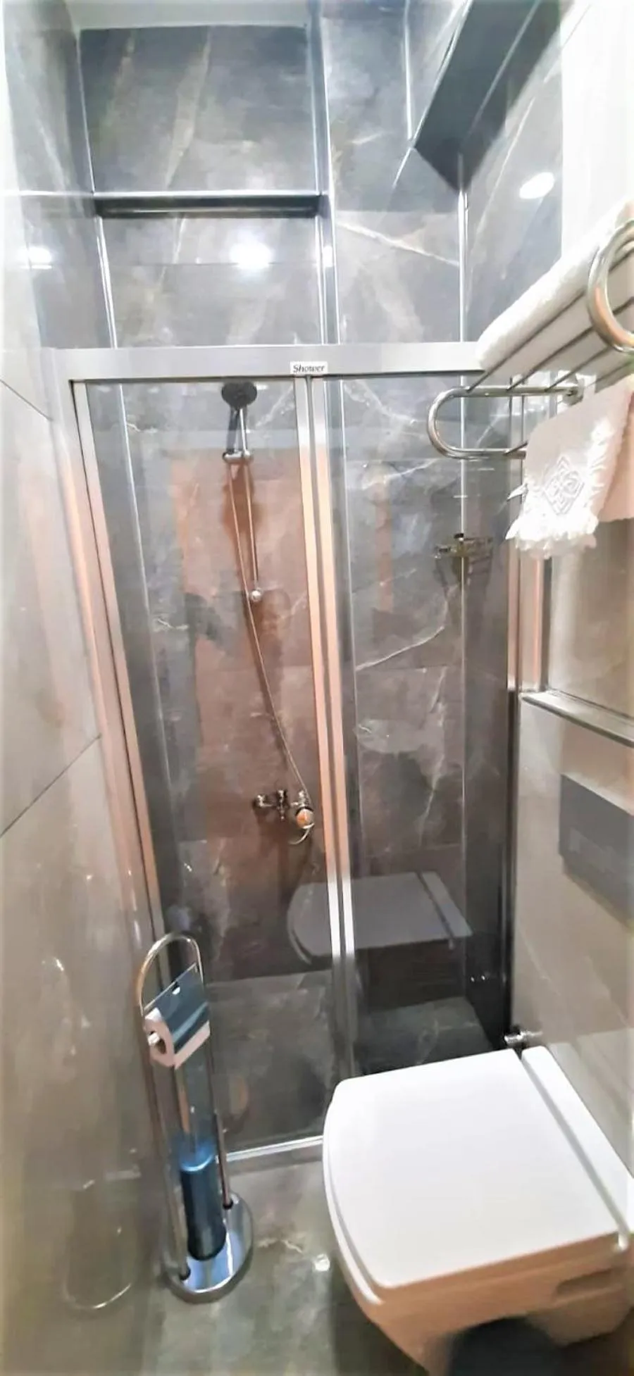 Shower in valide-maide hotel