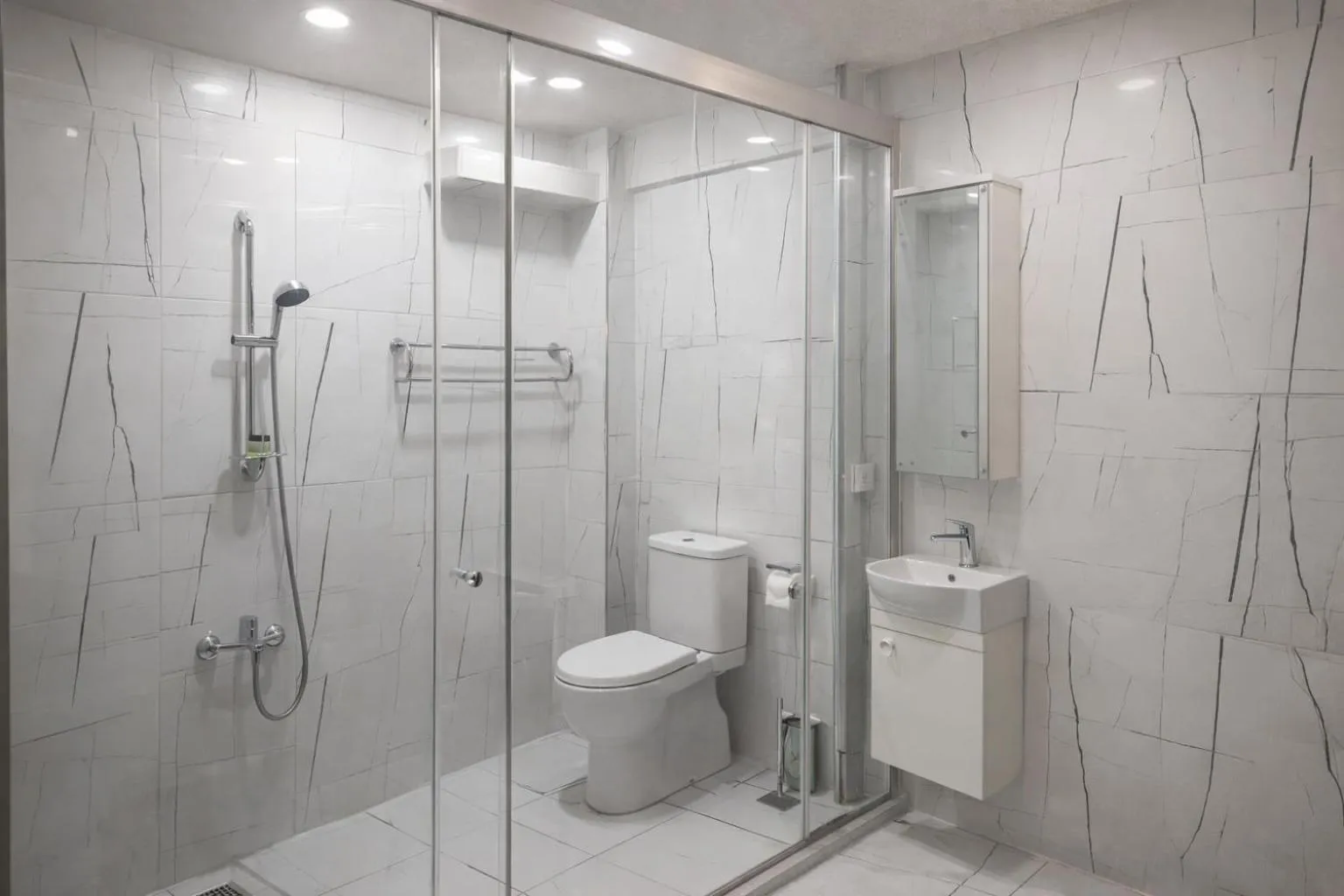 Bathroom in valide-maide hotel