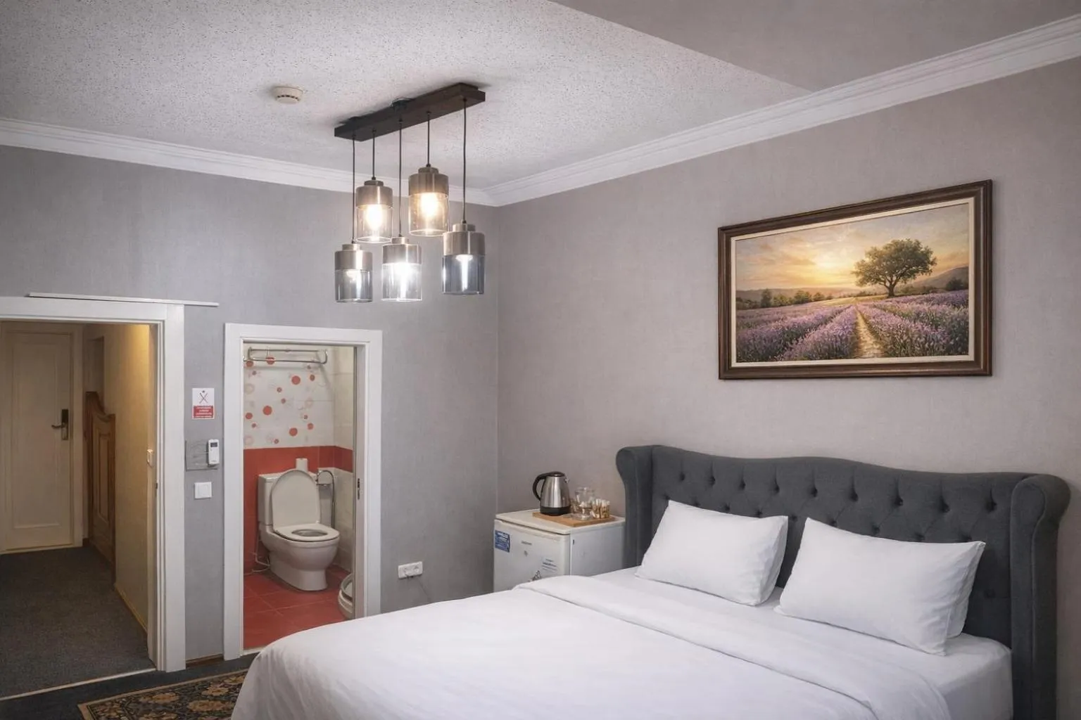 Bed in valide-maide hotel