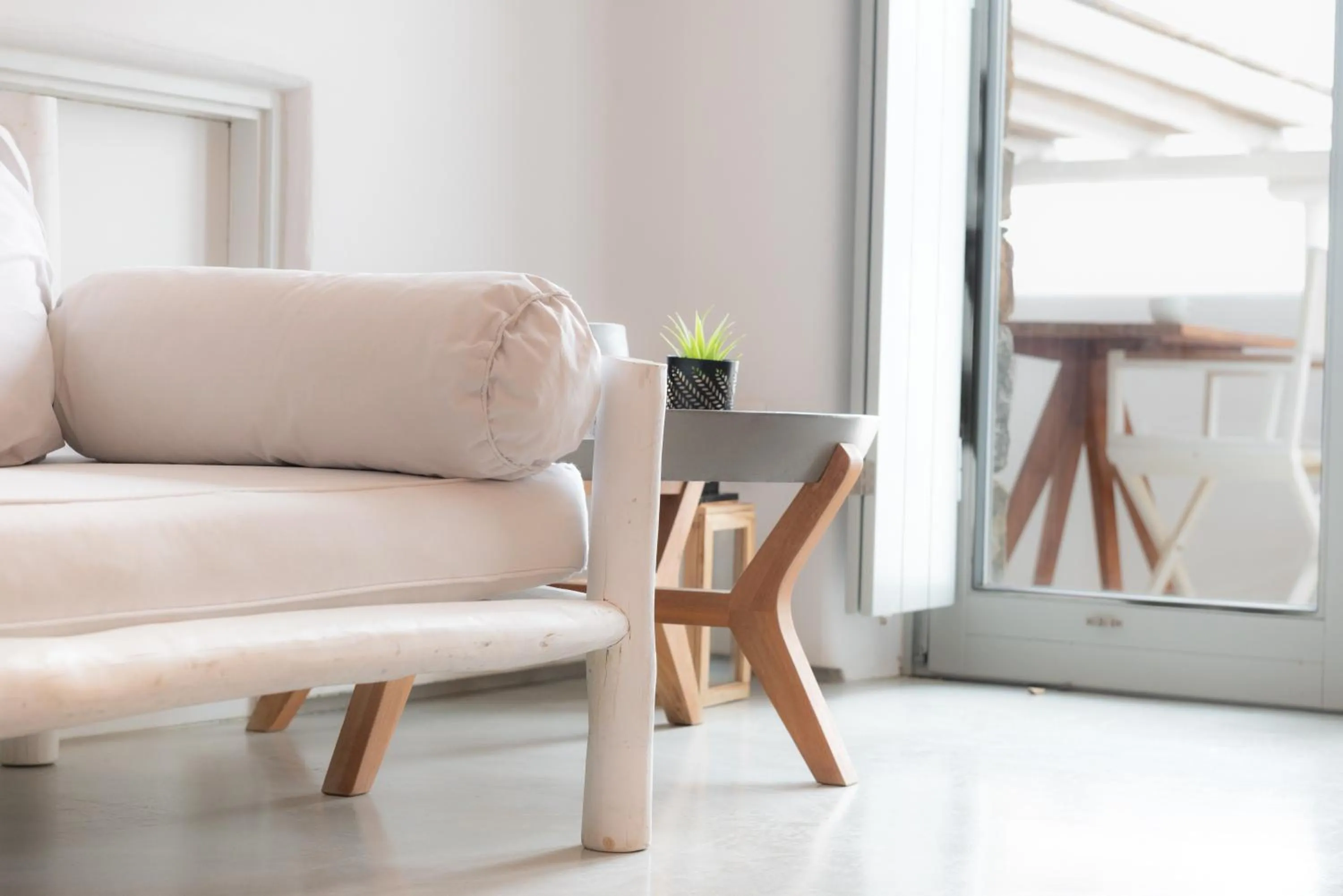 Living room in The Summit of Mykonos