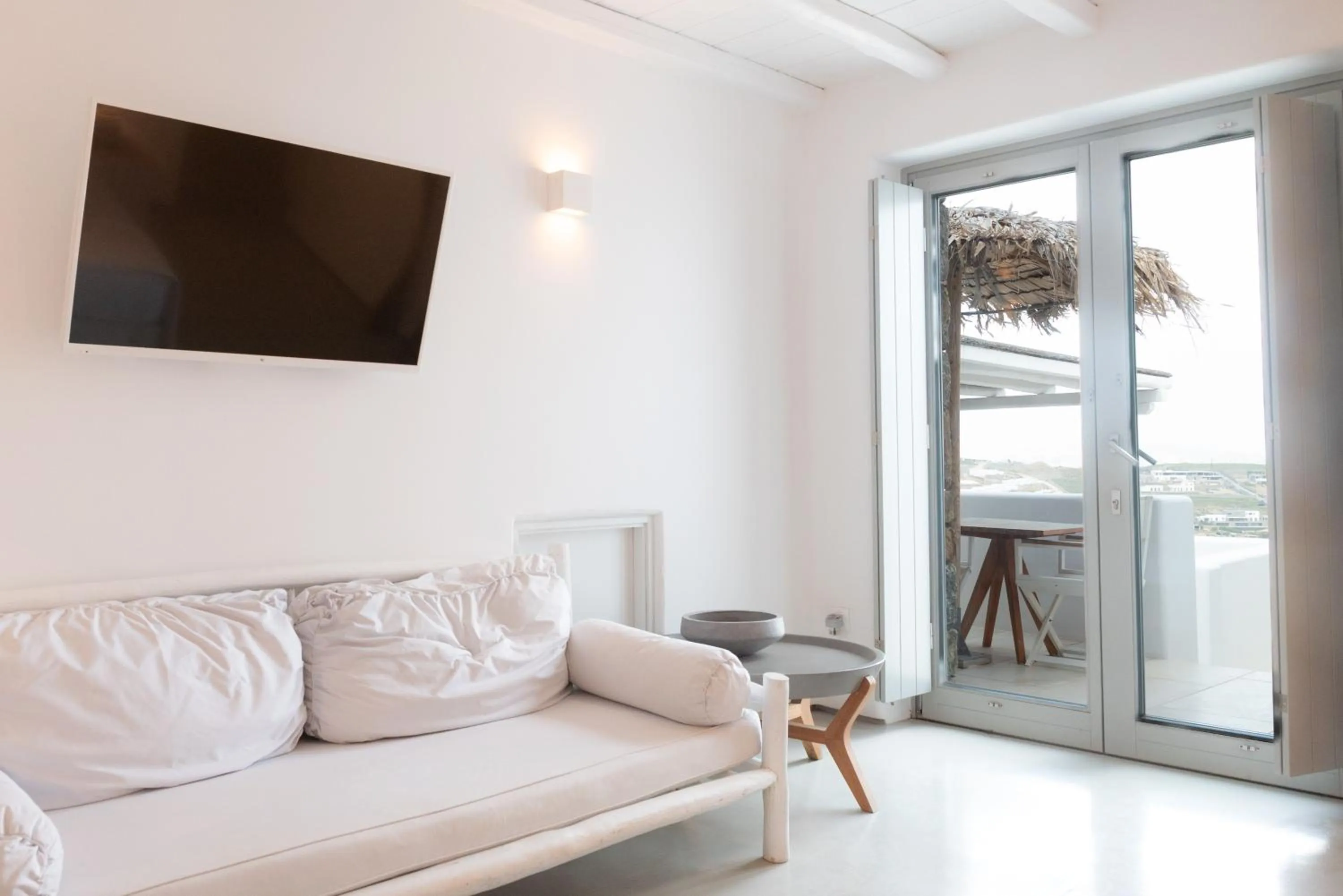 Seating area in The Summit of Mykonos