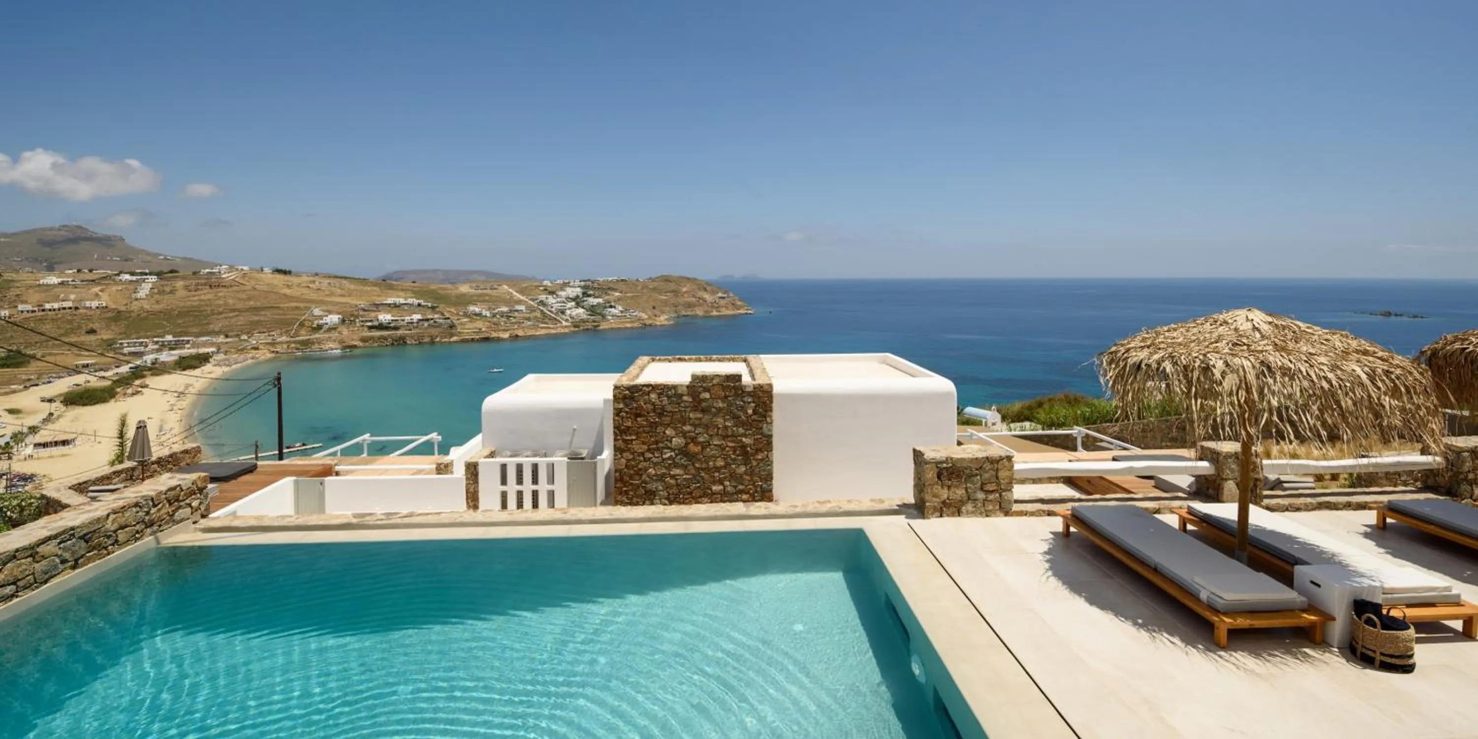 Swimming pool in The Summit of Mykonos