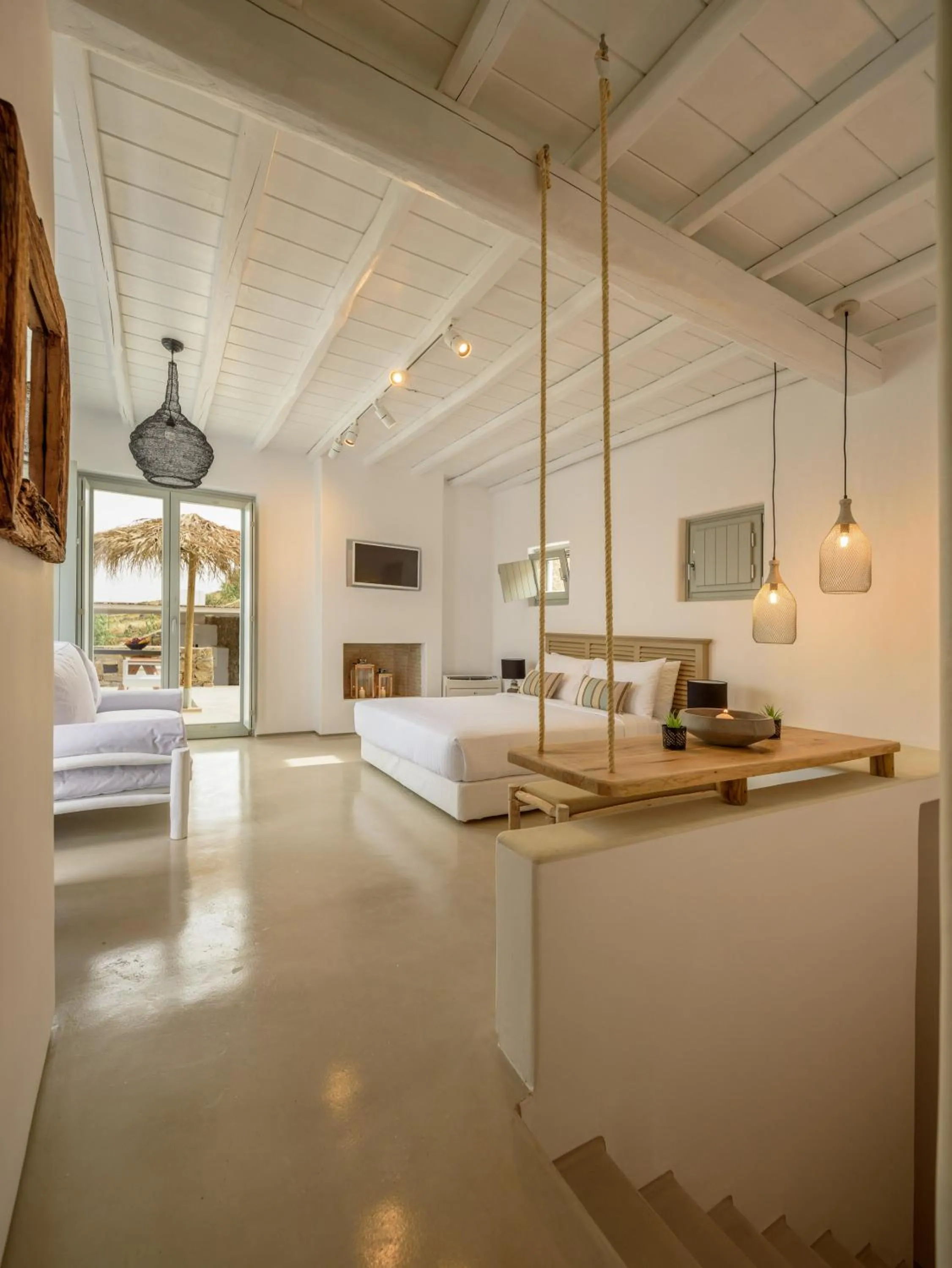 Bedroom, Bed in The Summit of Mykonos