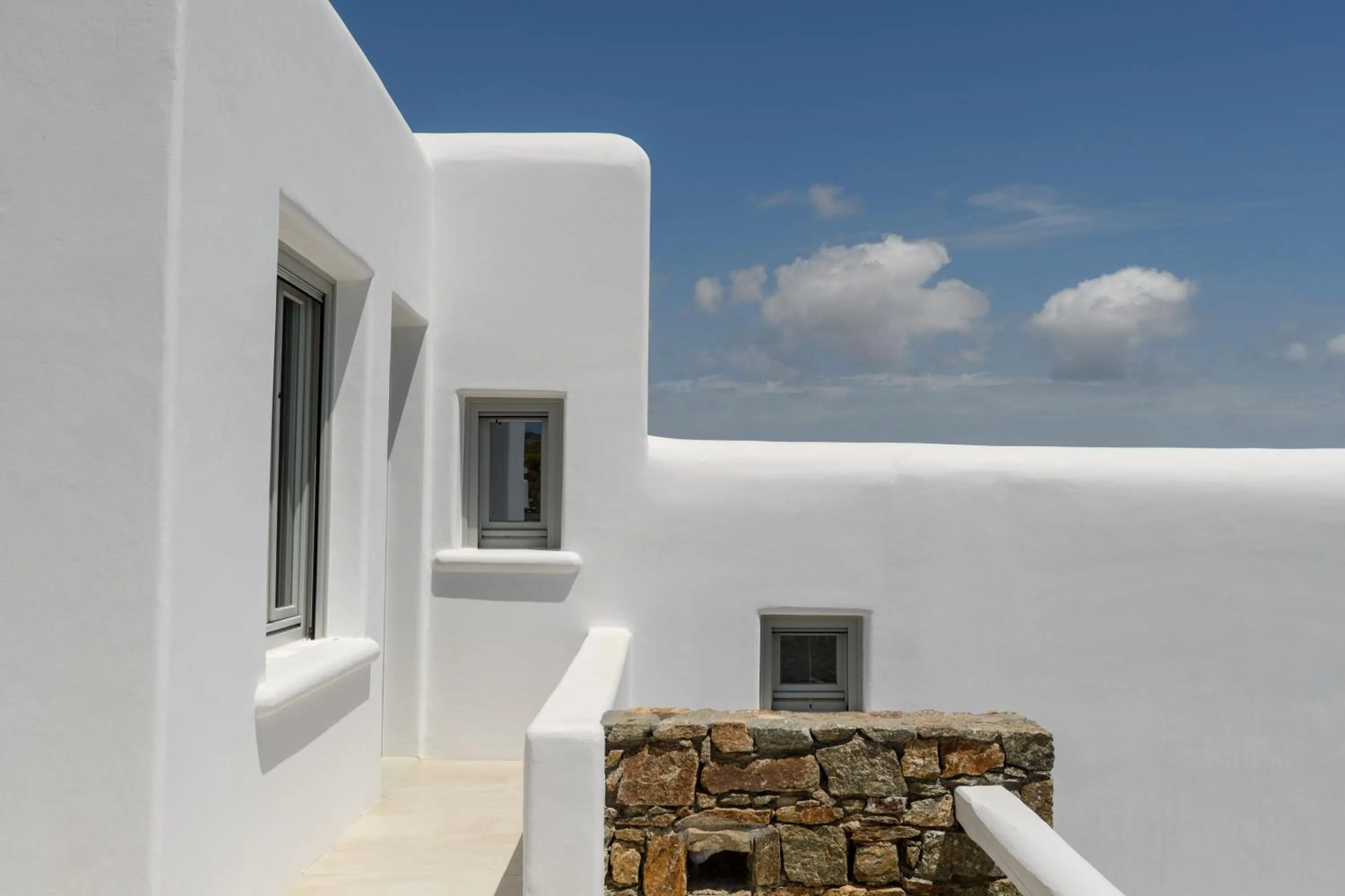 Bird's eye view in The Summit of Mykonos