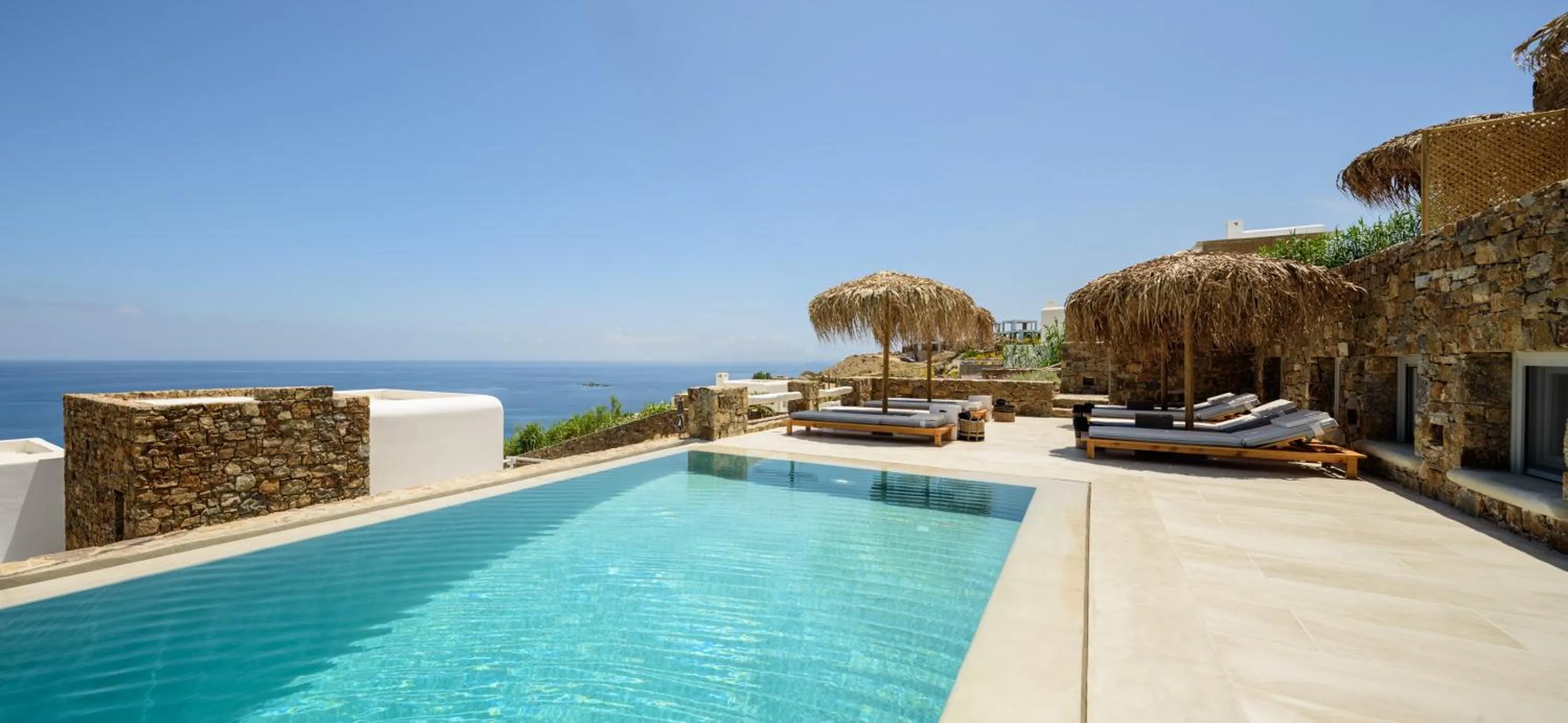 Swimming pool in The Summit of Mykonos