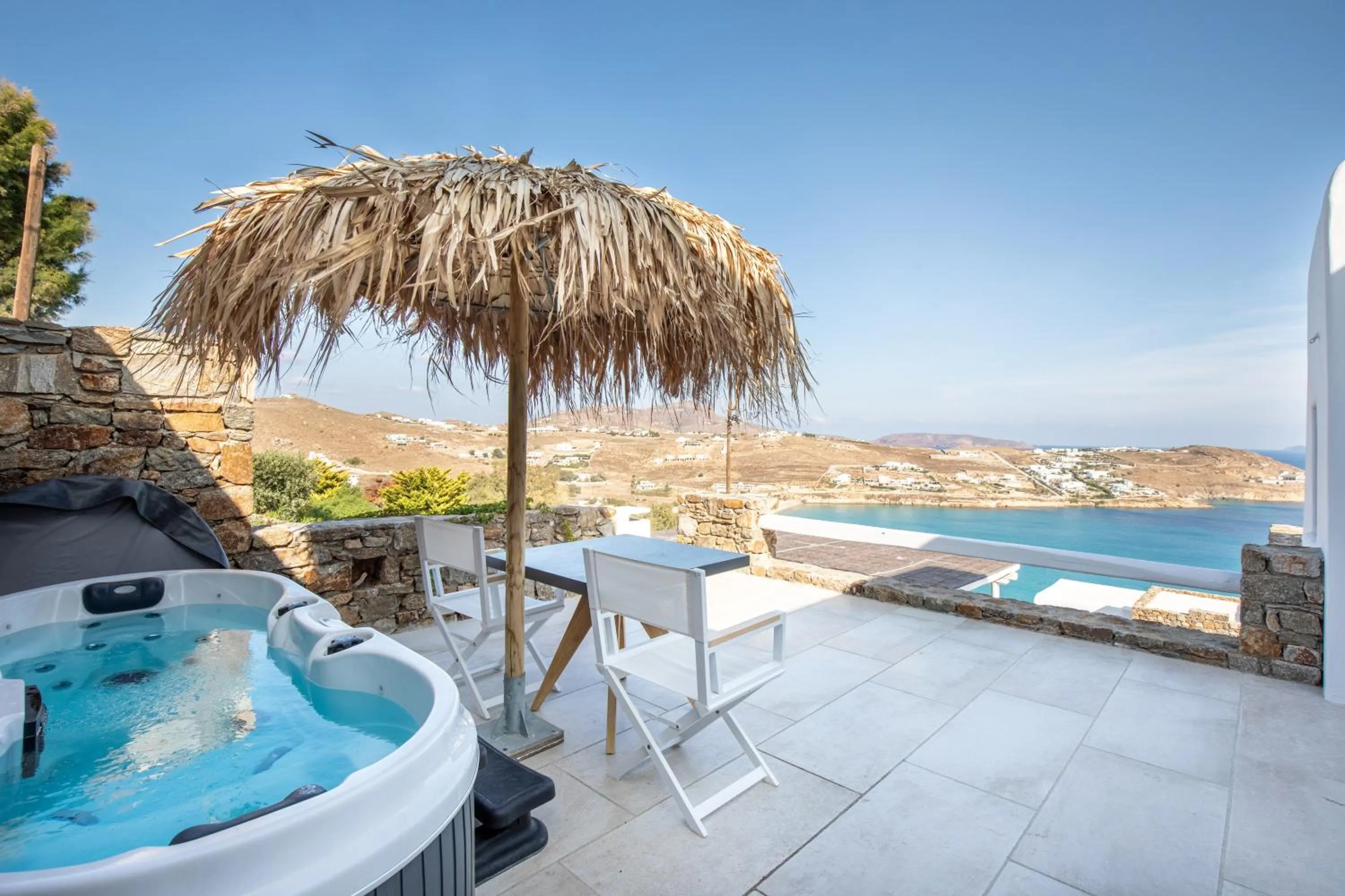 Patio in The Summit of Mykonos