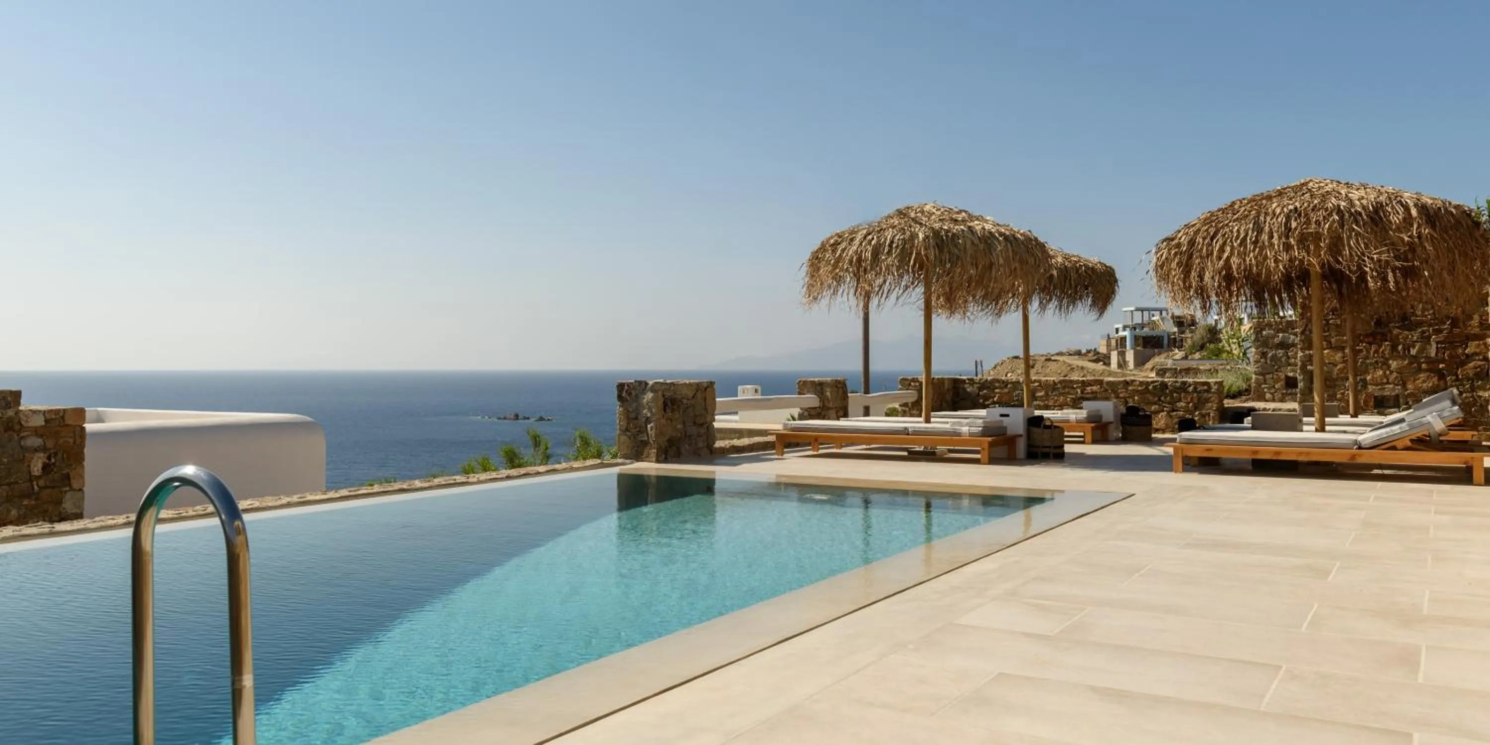 Swimming pool in The Summit of Mykonos