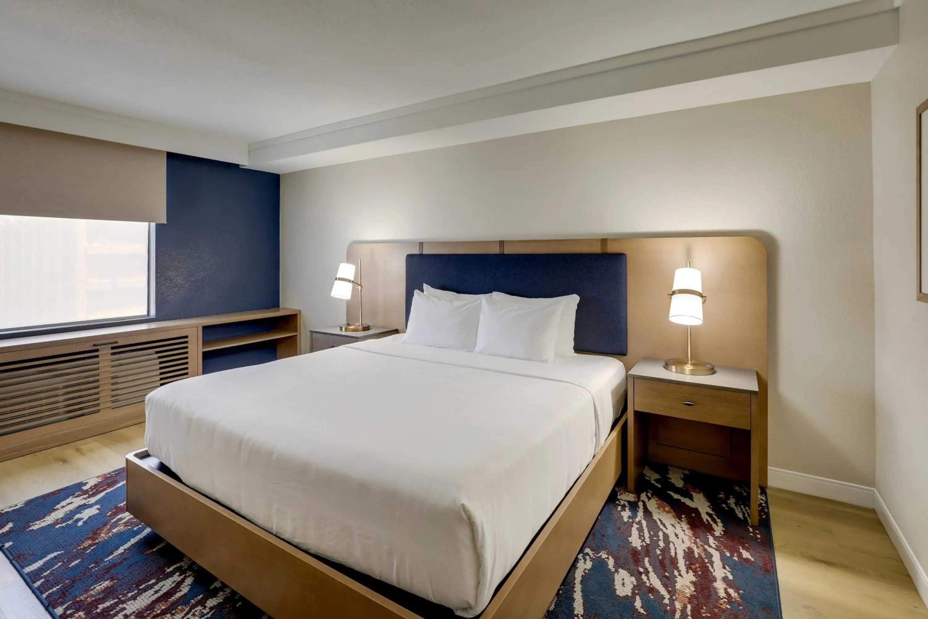 Bed in The Atrium Hotel on Third