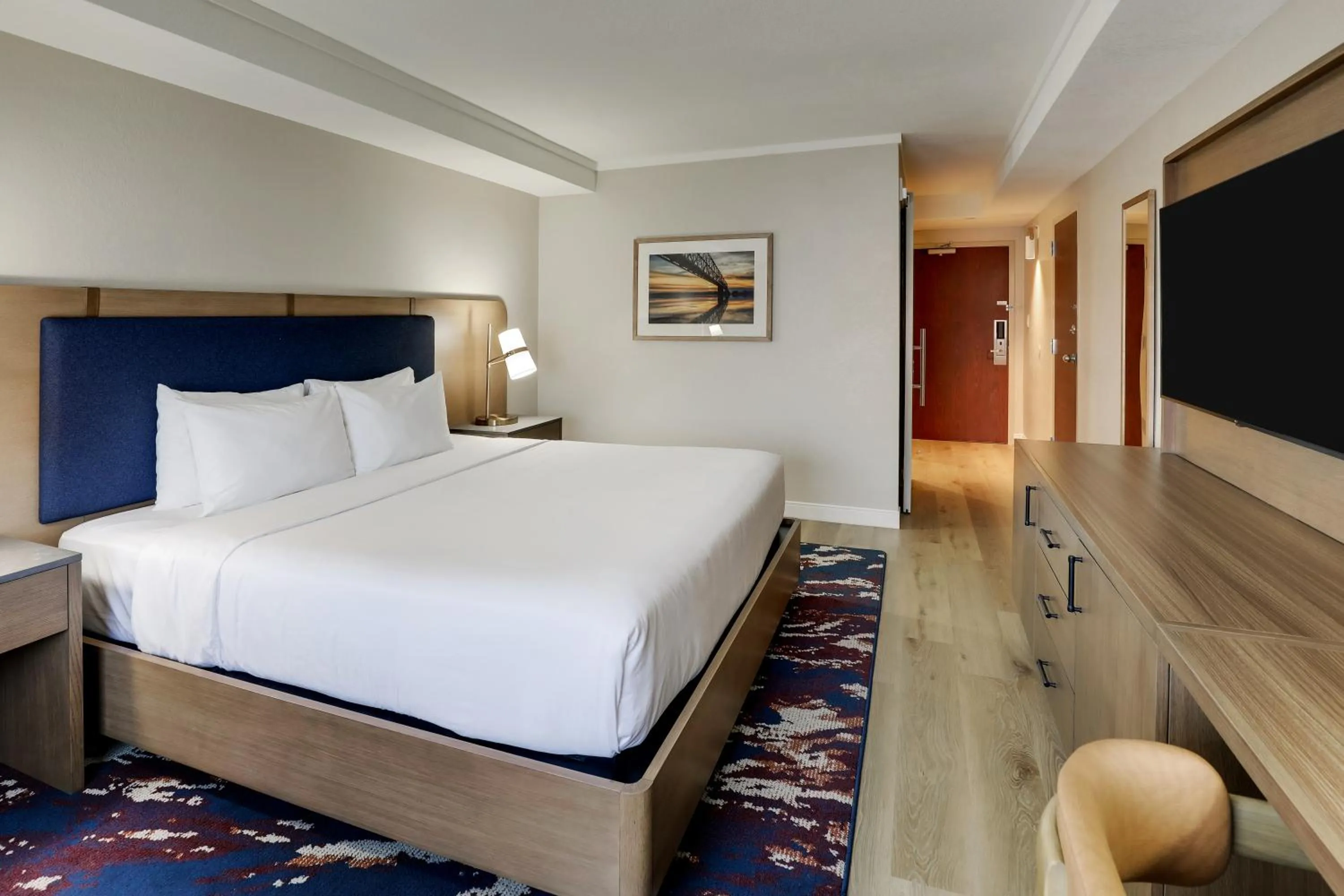 Bed in The Atrium Hotel on Third