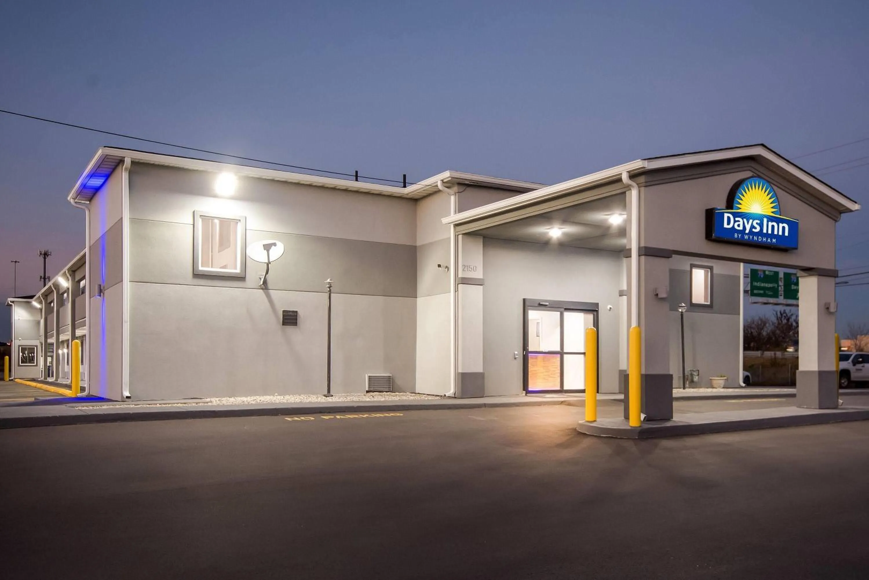 Property building in Days Inn by Wyndham Indianapolis East Post Road