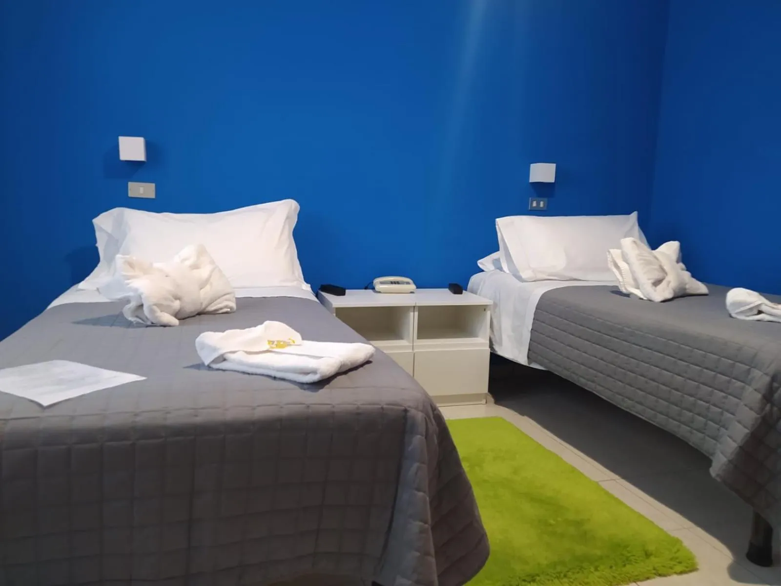 Bed in Hotel Baiardo