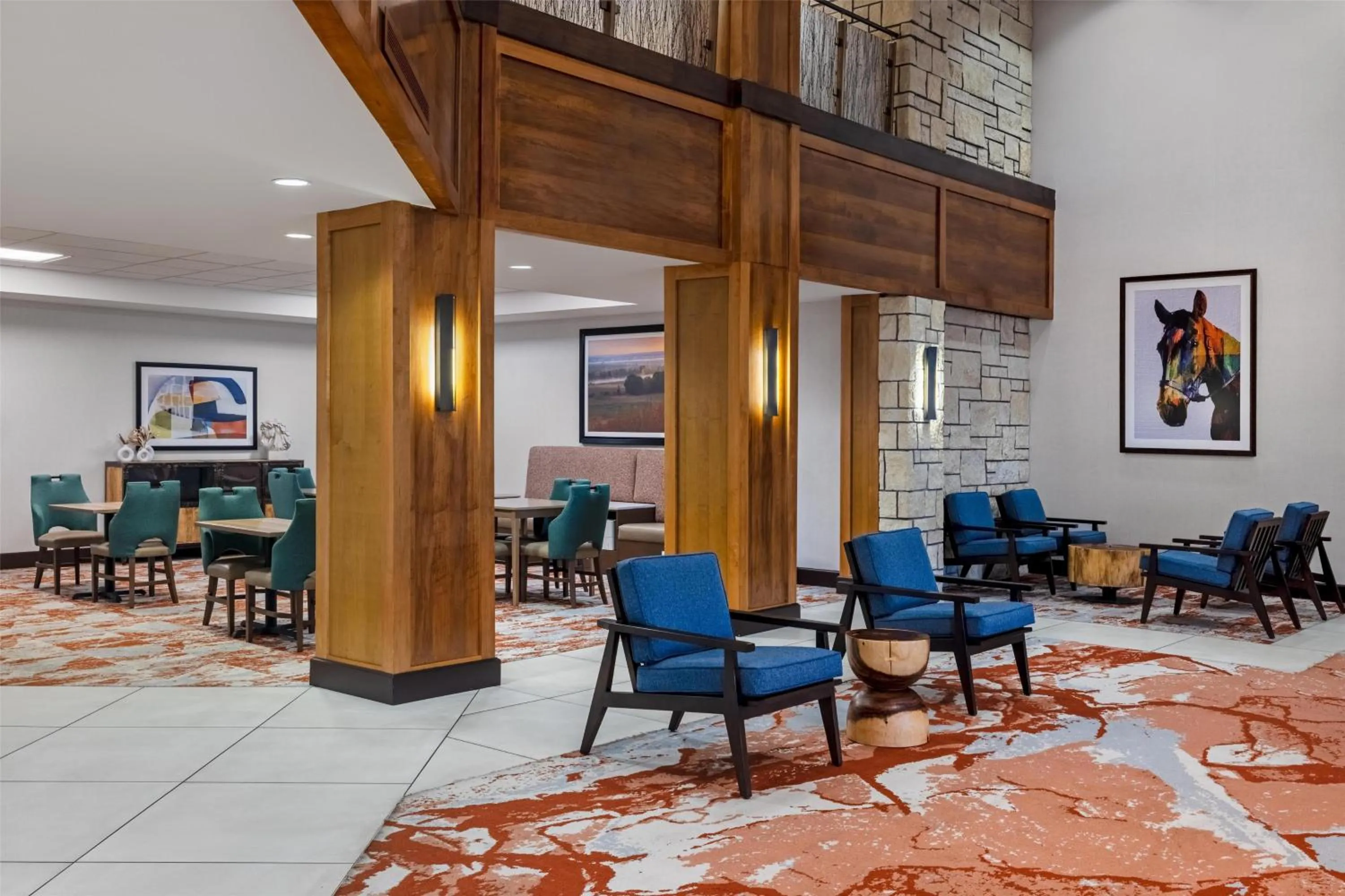 Lobby or reception in Hampton Inn & Suites I-35/Mulvane