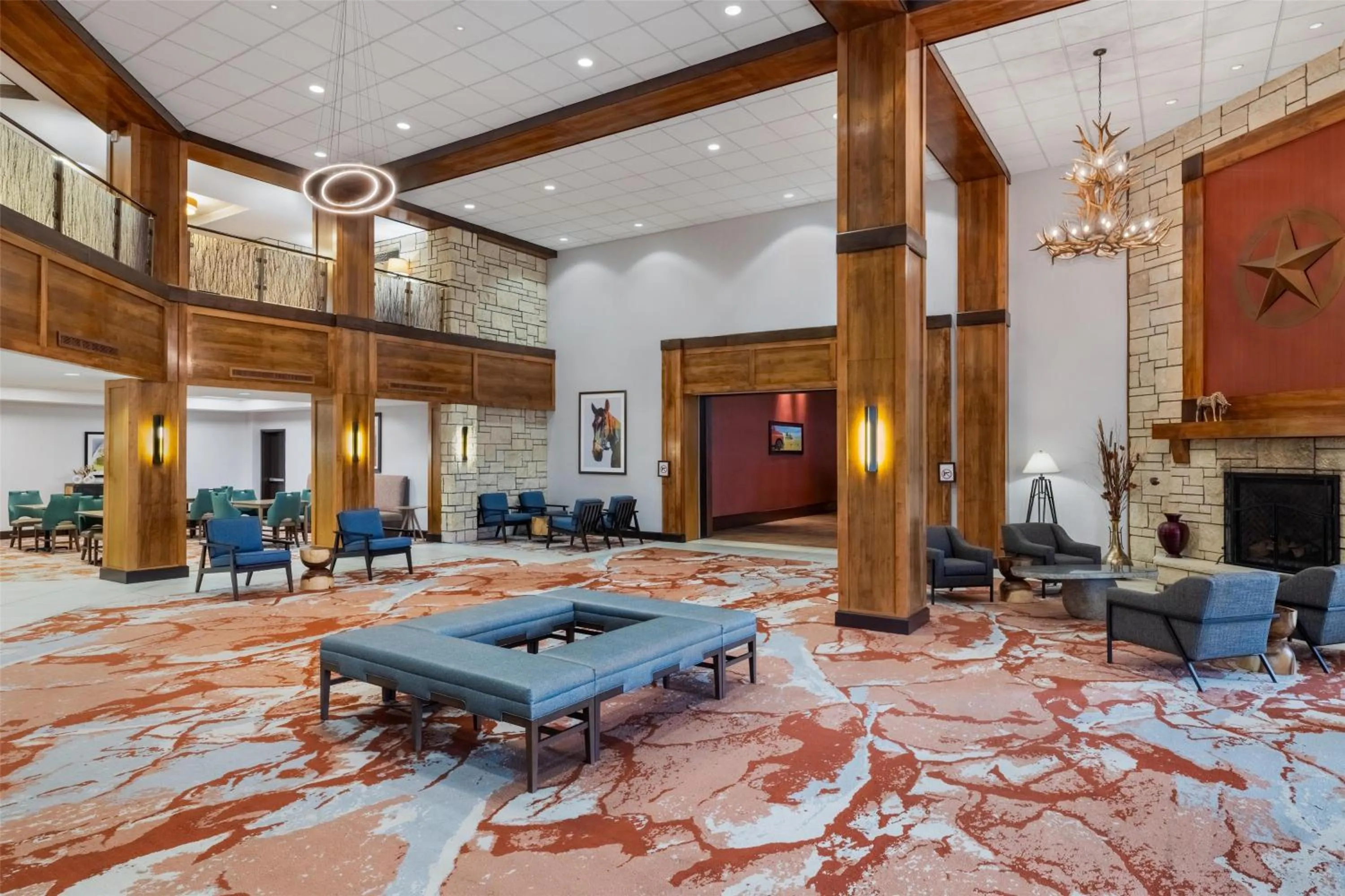 Lobby or reception in Hampton Inn & Suites I-35/Mulvane