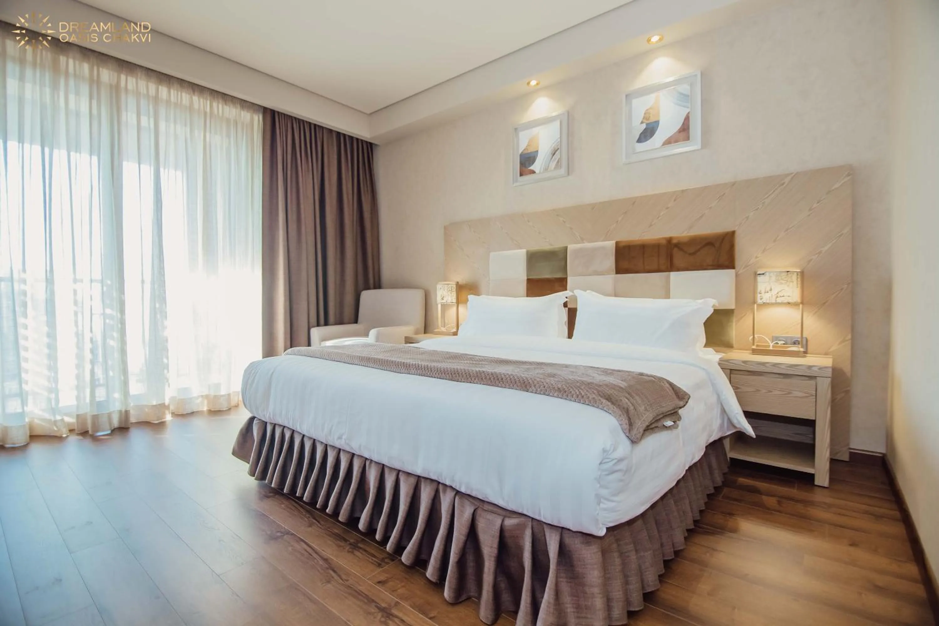 Bed in Dreamland Oasis Aparthotel