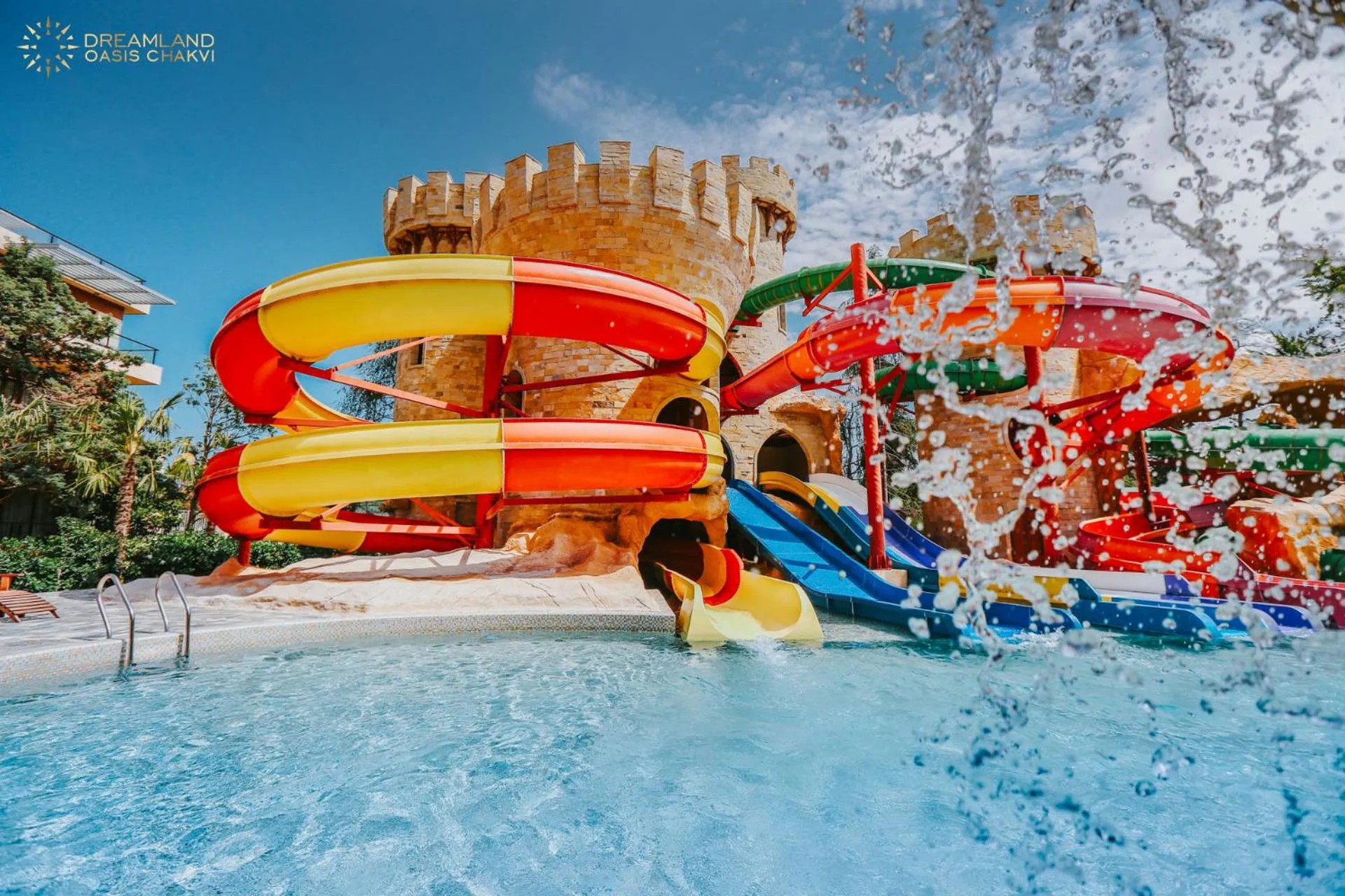 Aqua park in Dreamland Oasis Aparthotel