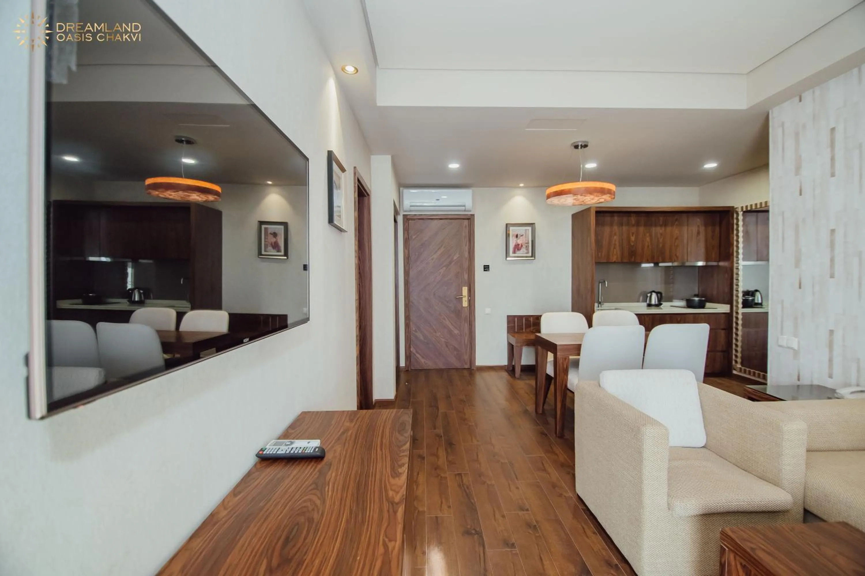 Kitchen or kitchenette in Dreamland Oasis Aparthotel