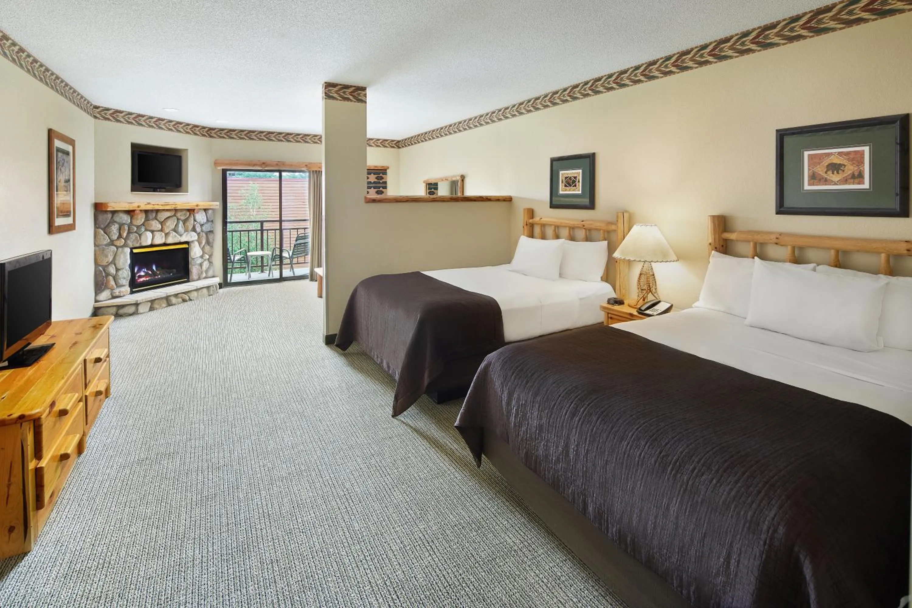 Patio in Great Wolf Lodge Wisconsin Dells