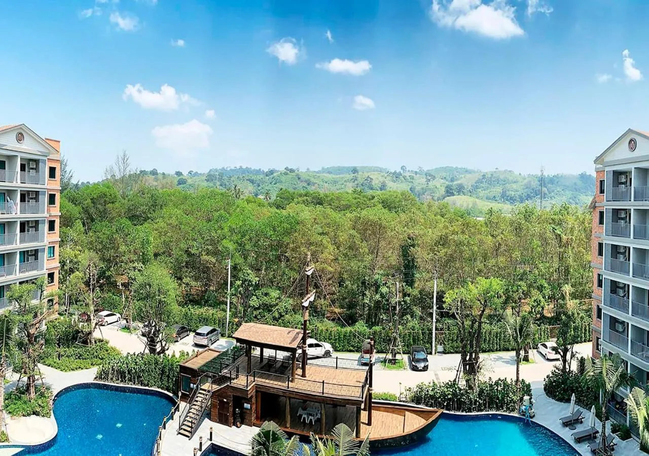 Pool view in NaiYang beach Title Residencies by My Home Phuket