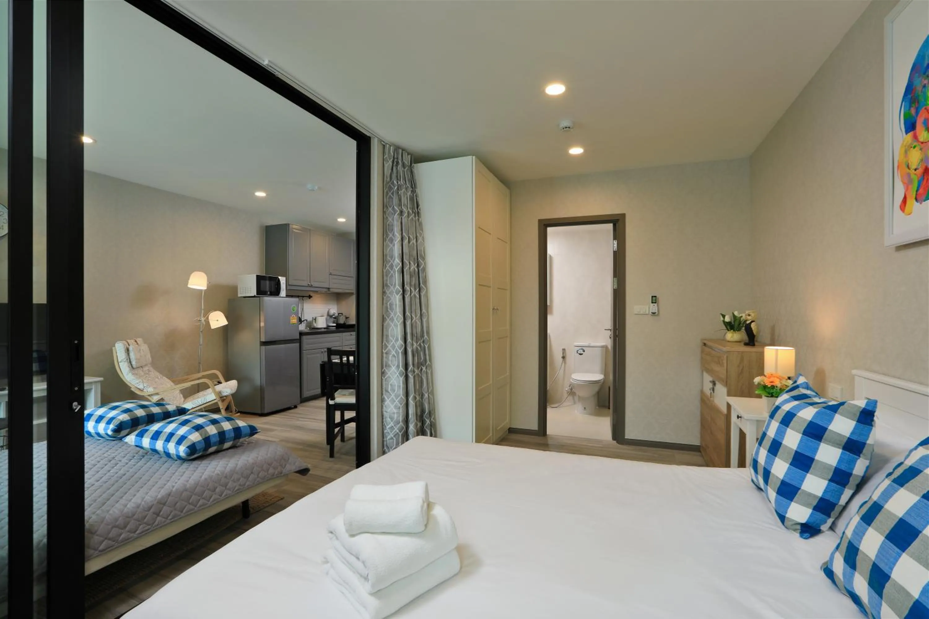 Photo of the whole room, Bed in NaiYang beach Title Residencies by My Home Phuket