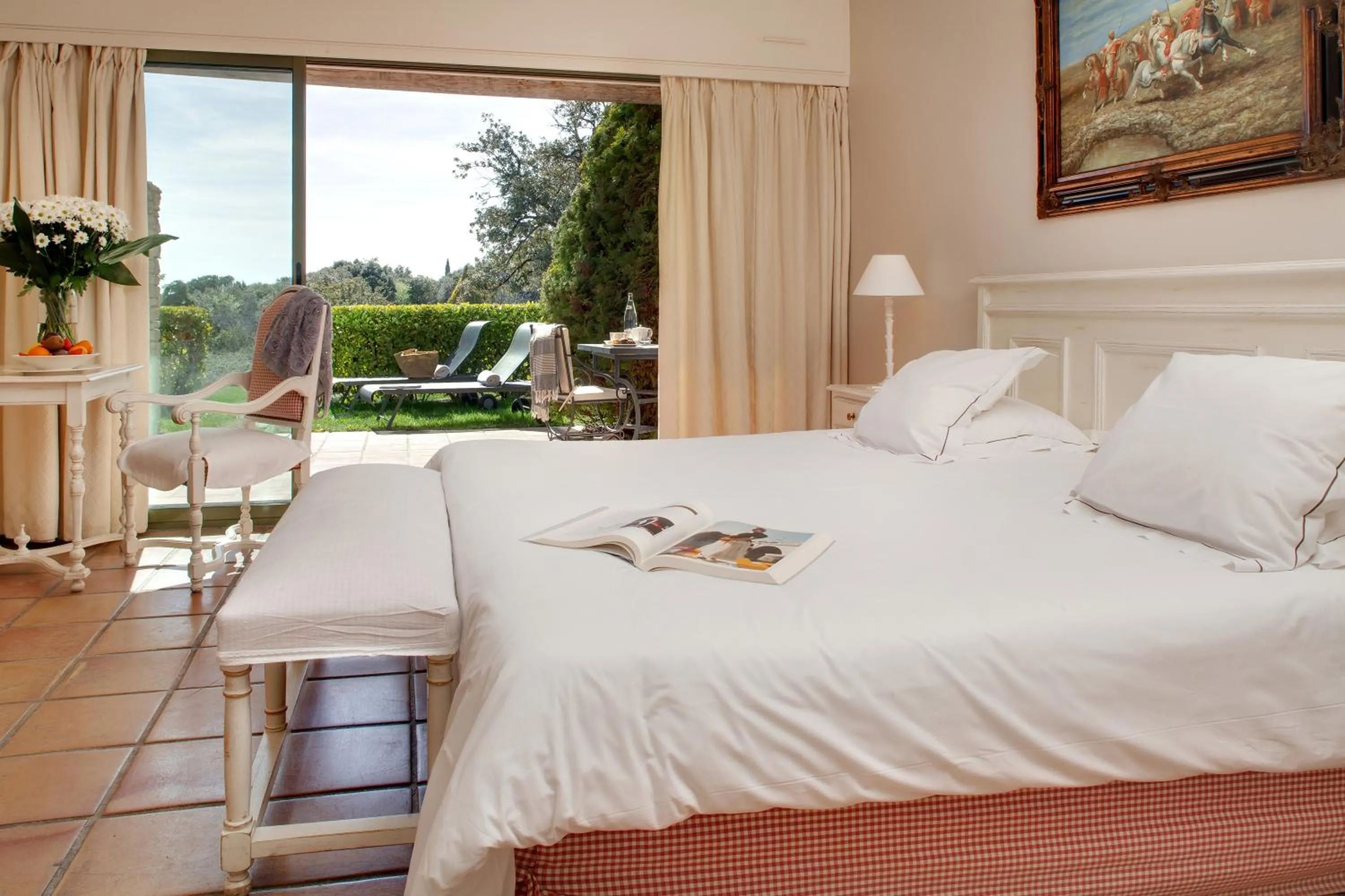 Bedroom, Bed in Hotel Les Bories & Spa