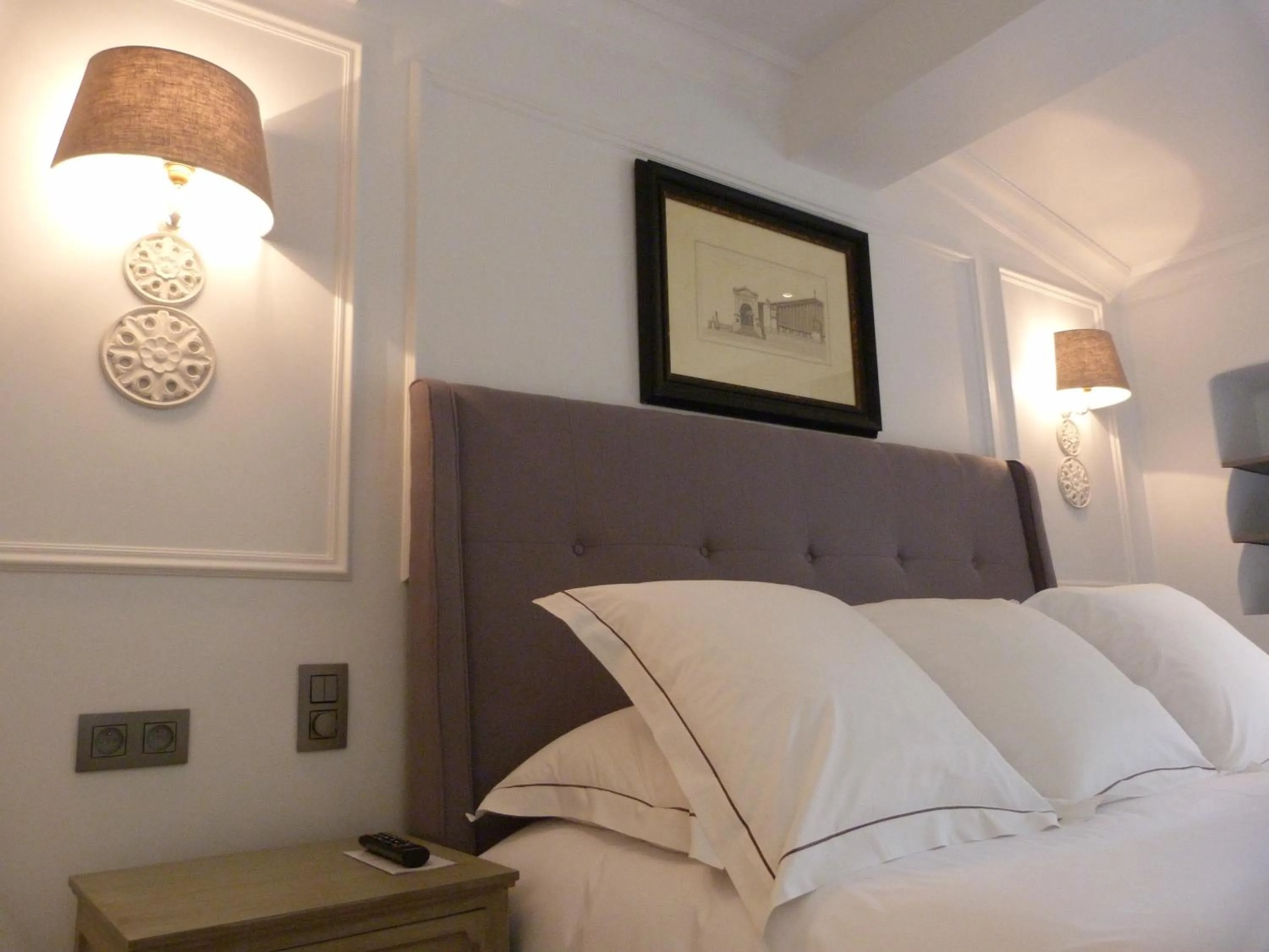 Decorative detail, Bed in Hotel Les Bories & Spa