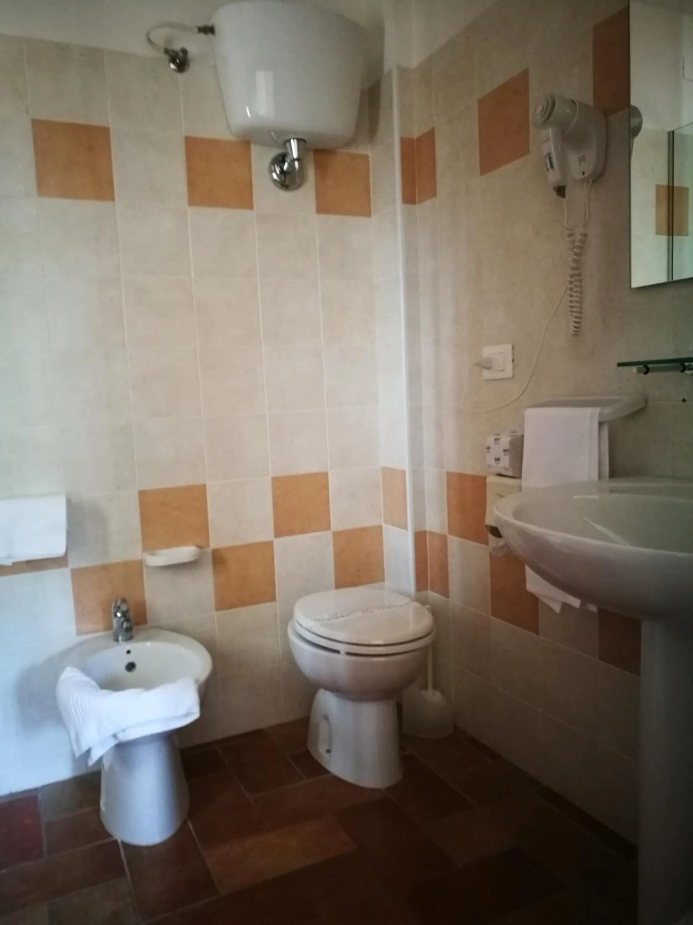 Toilet in Albergo Fontanelle