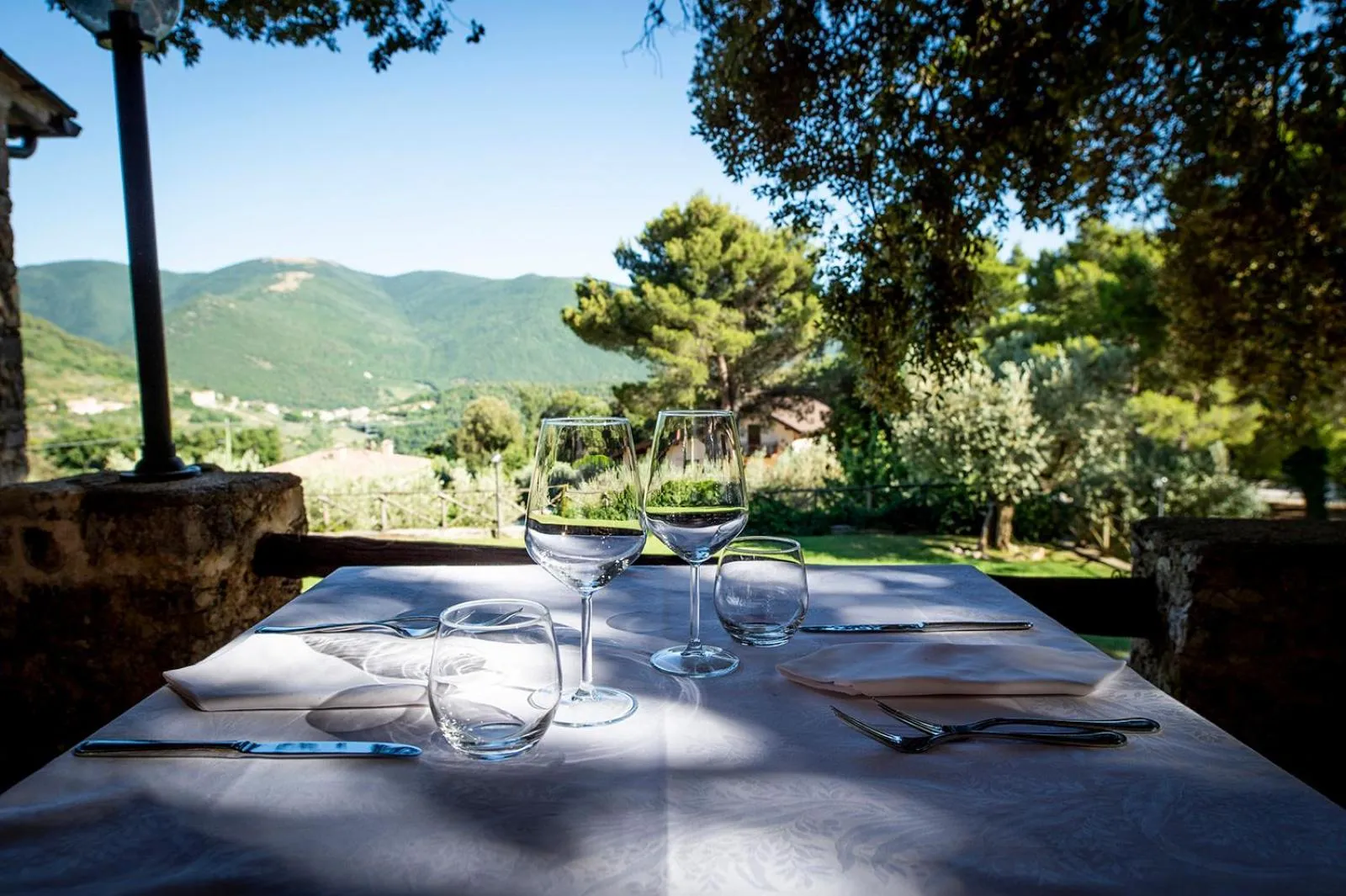 Mountain view in Albergo Fontanelle