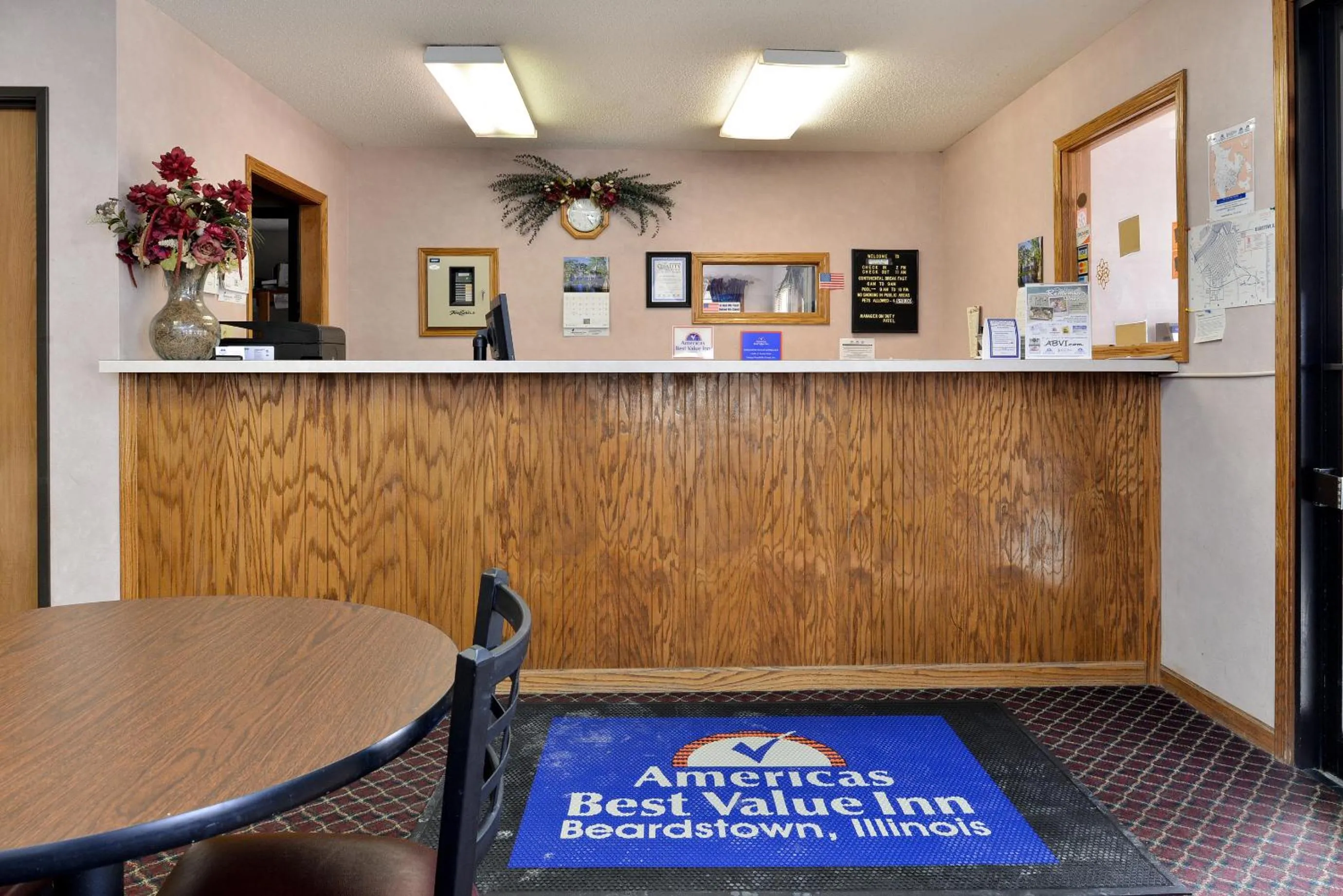 Lobby or reception in America's Best Value Inn Beardstown
