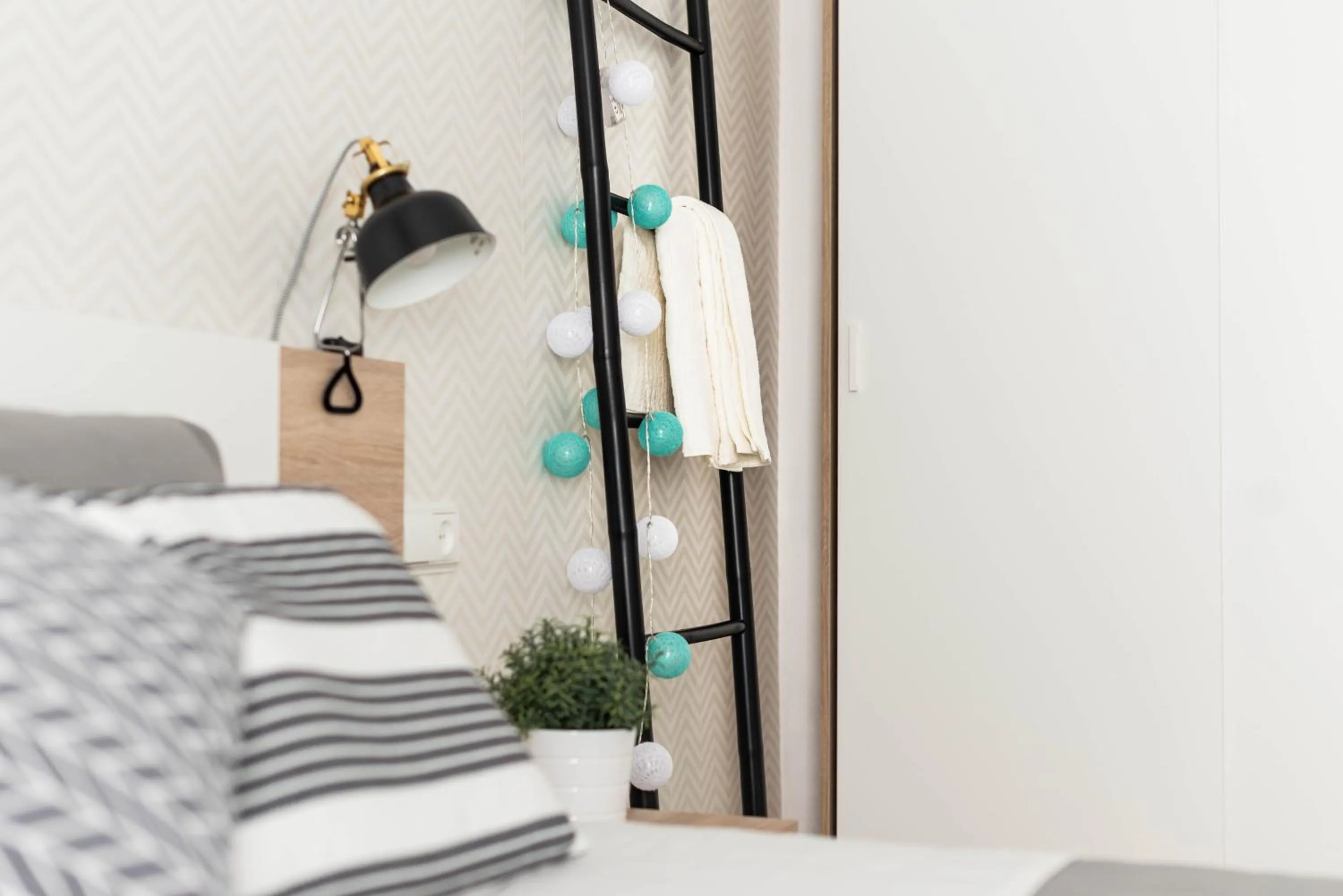 Bed in Nordik Rooms Urban - Trinidad "Copenhague"