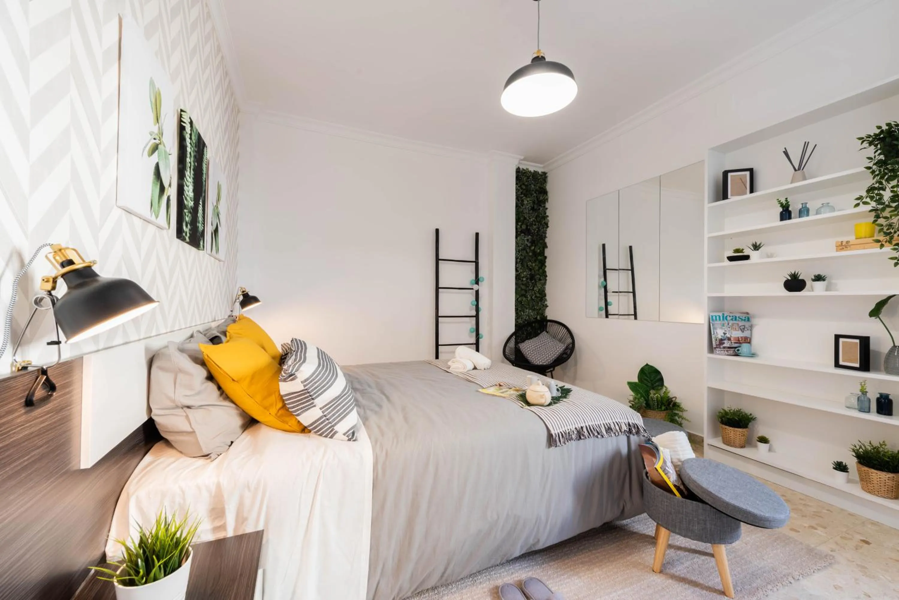 Bed in Nordik Rooms Urban - Trinidad "Copenhague"