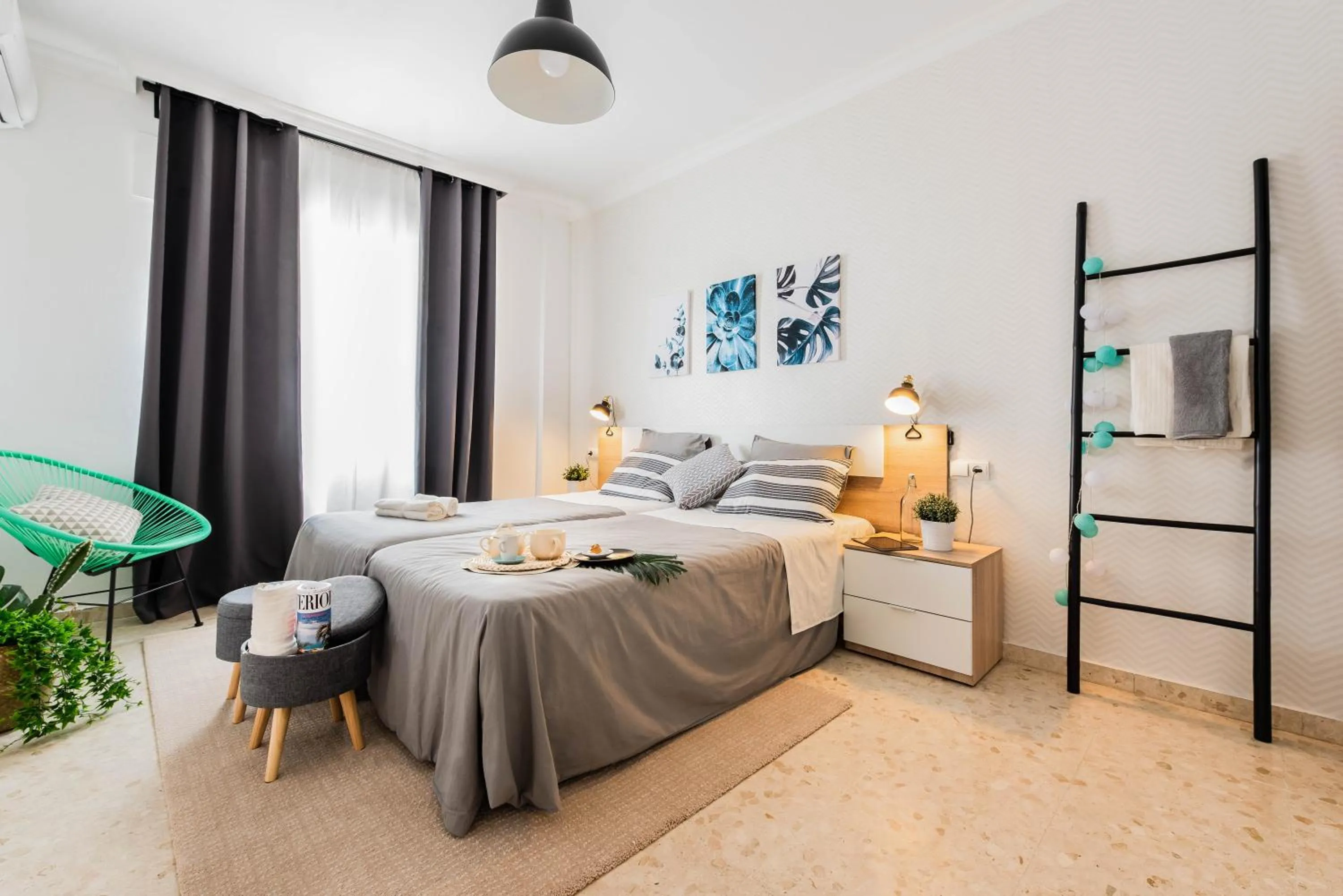 Bed in Nordik Rooms Urban - Trinidad "Copenhague"