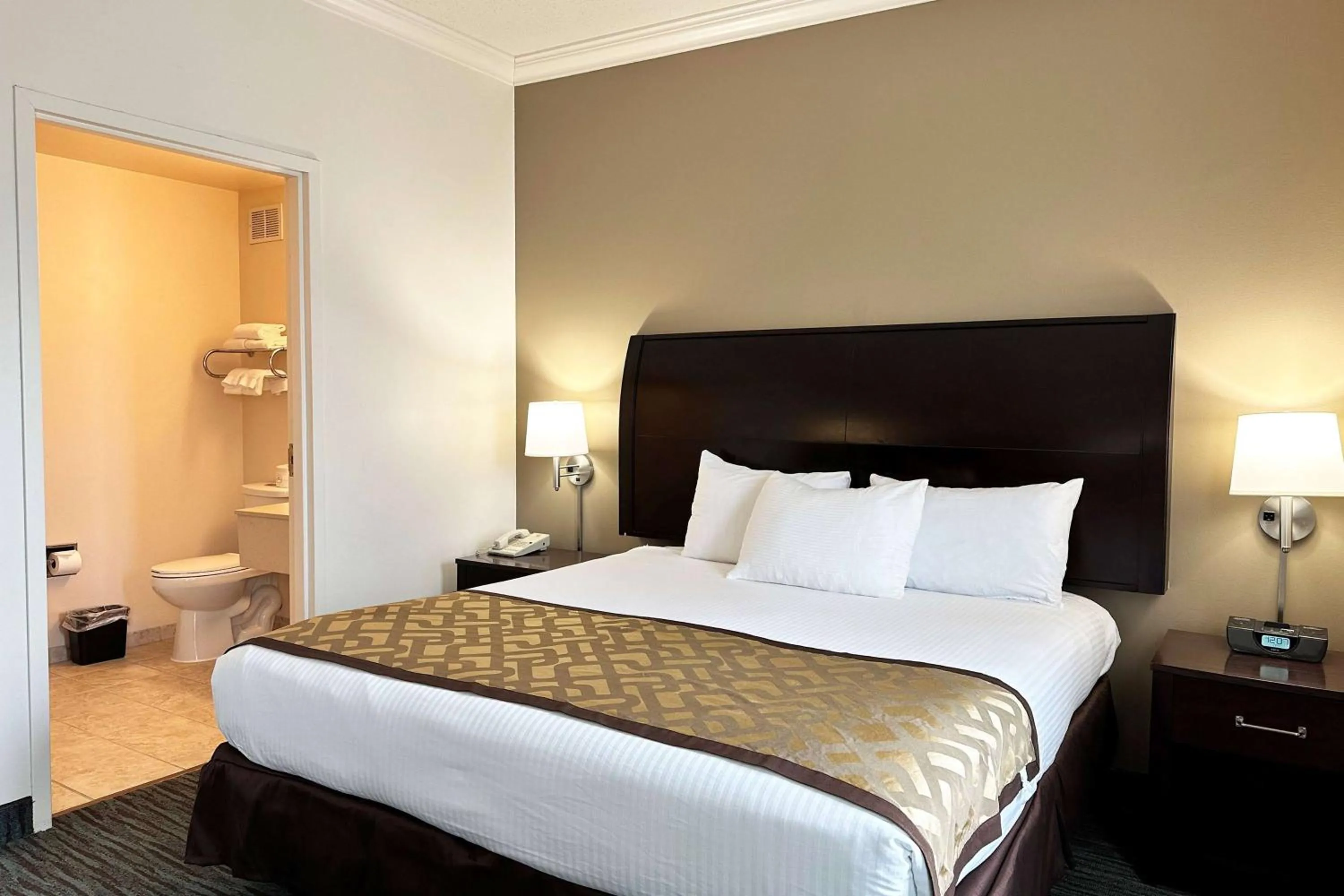 Photo of the whole room, Bed in Chicago South Loop Hotel