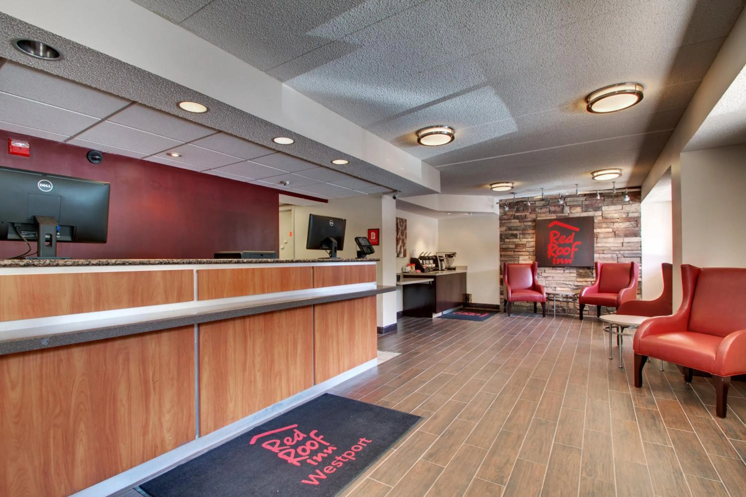 Lobby or reception in Red Roof Inn St Louis - Westport - Maryland Heights