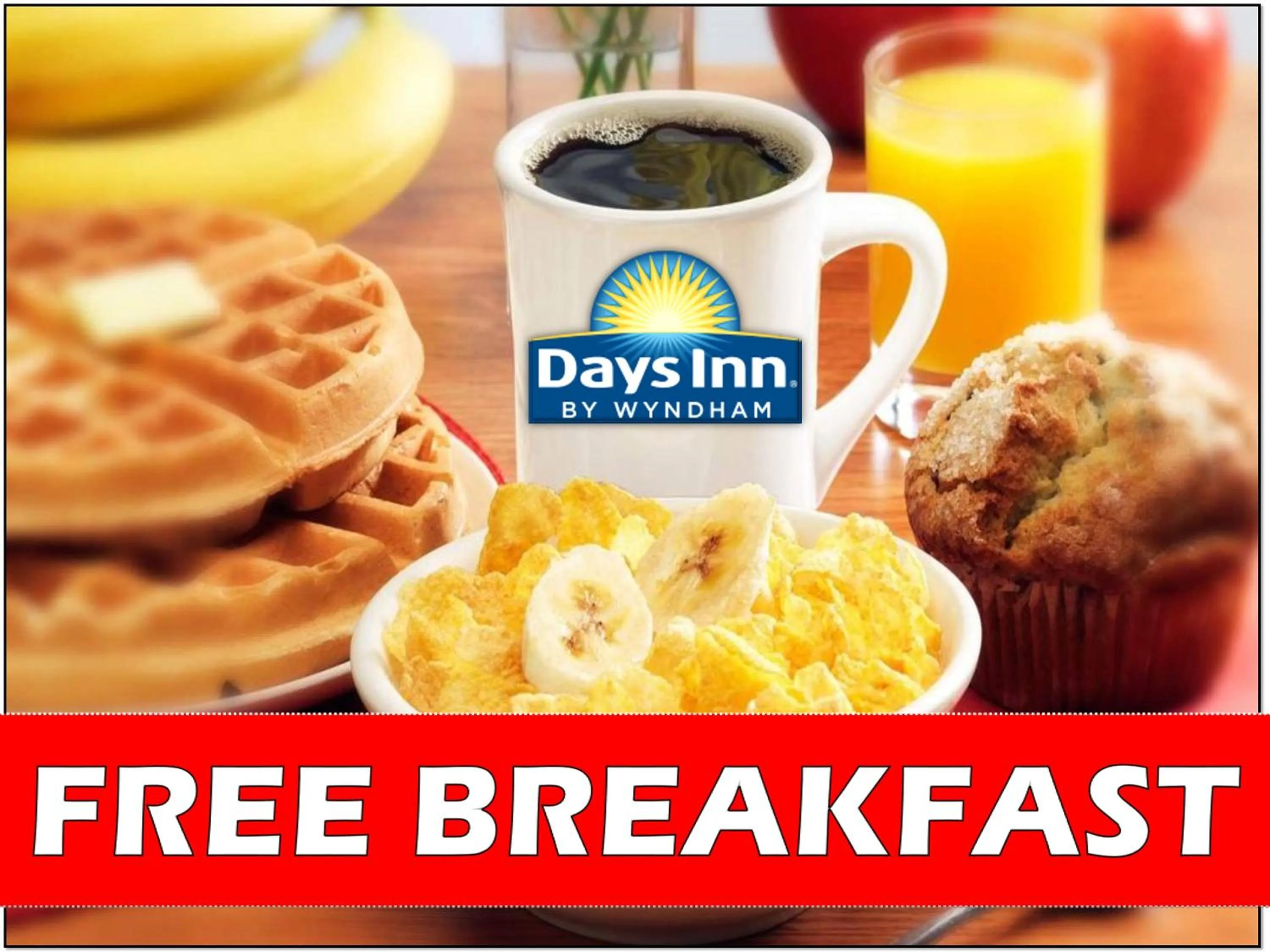 Buffet breakfast in Days Inn by Wyndham Mount Vernon