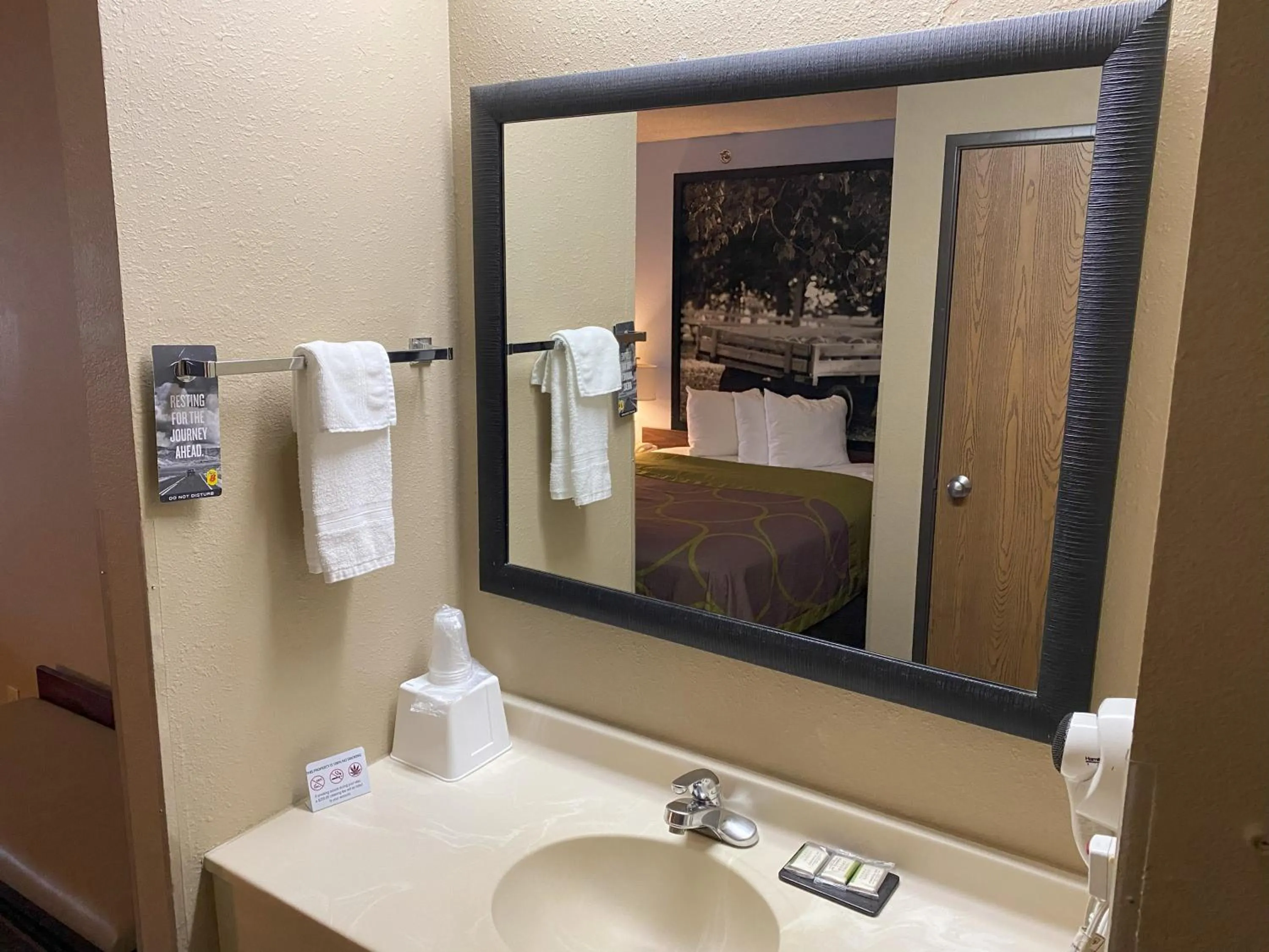 Bathroom in Super 8 by Wyndham Winfield-Quail Ridge Area