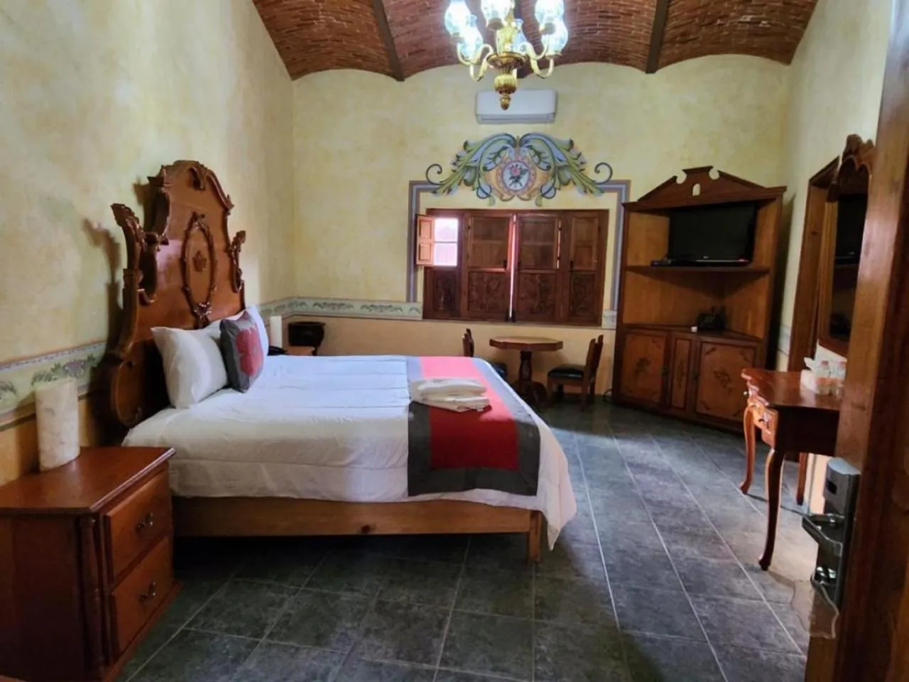 Bed in HOTEL & SPA HACIENDA TRES VIDAS