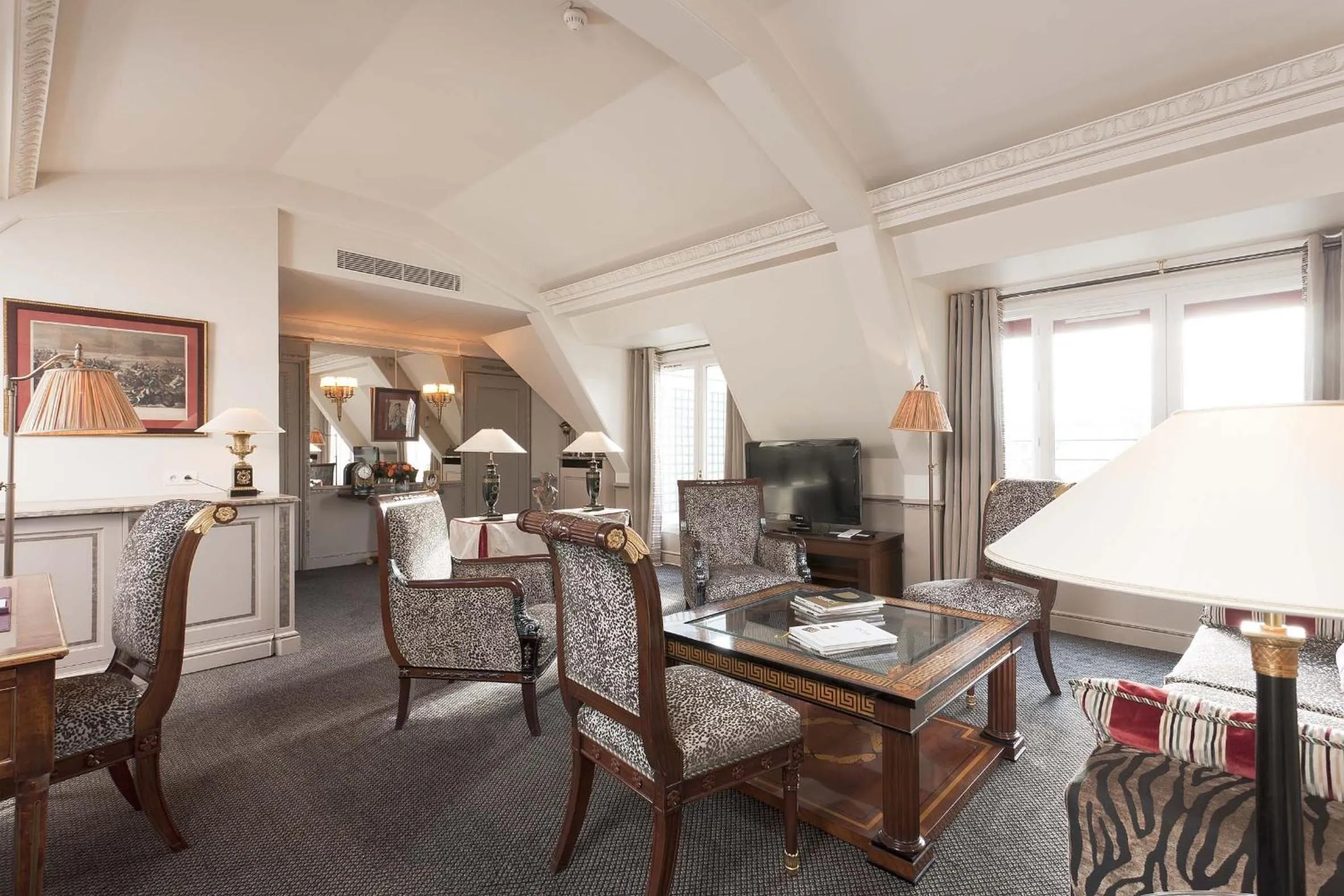 Seating area in Hôtel Napoleon Paris