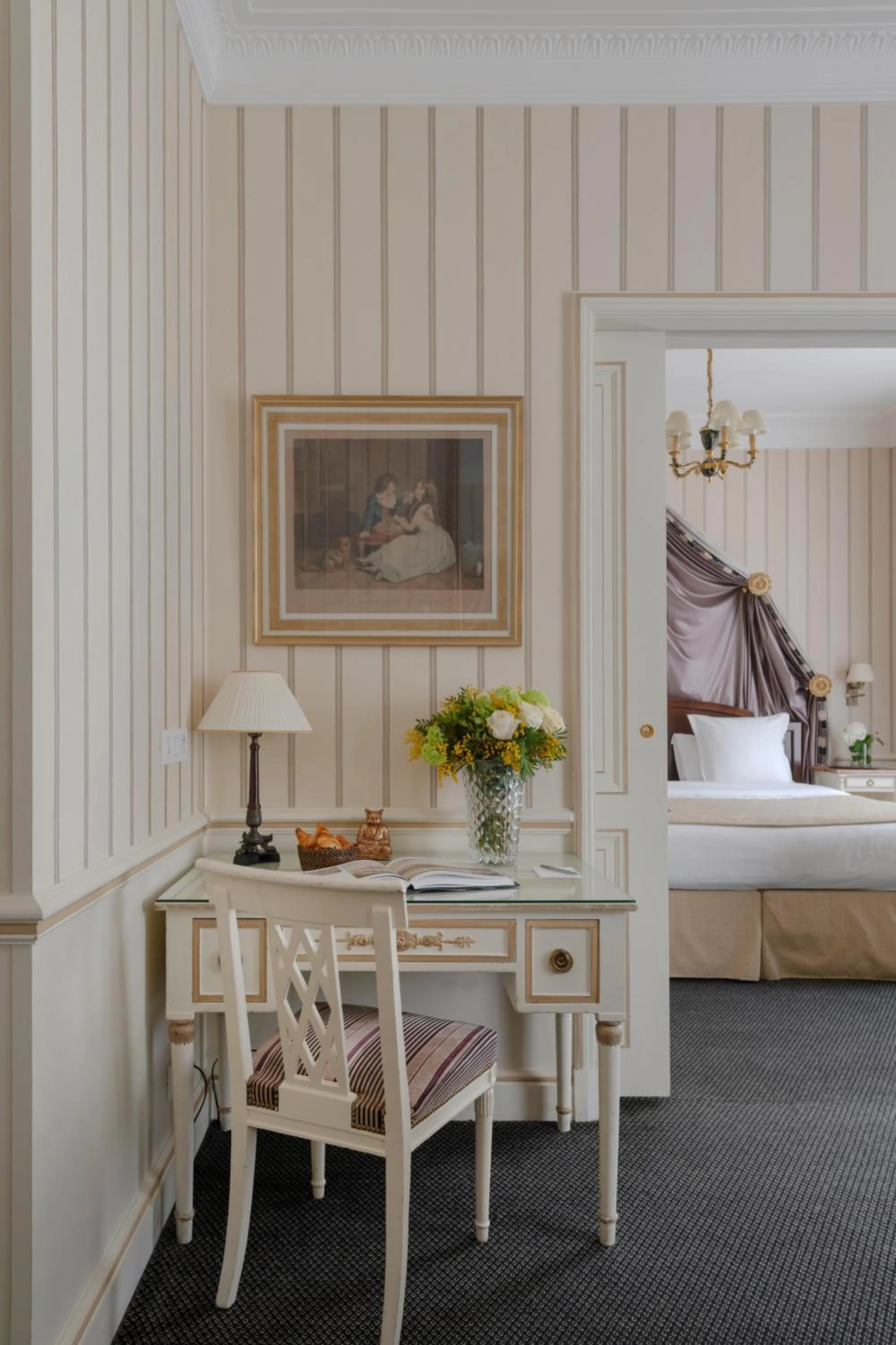 Photo of the whole room, Bed in Hôtel Napoleon Paris