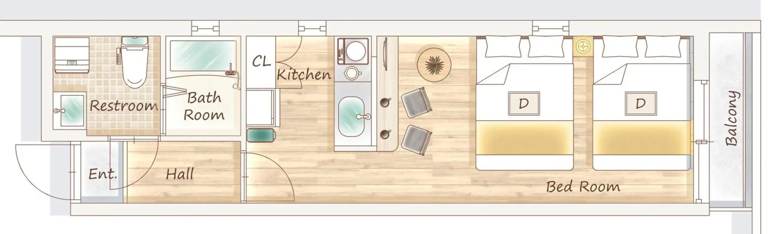 Superior Double or Twin Room in Rest inn Kyoto Superior Double or Twin Room in Rest inn Kyoto