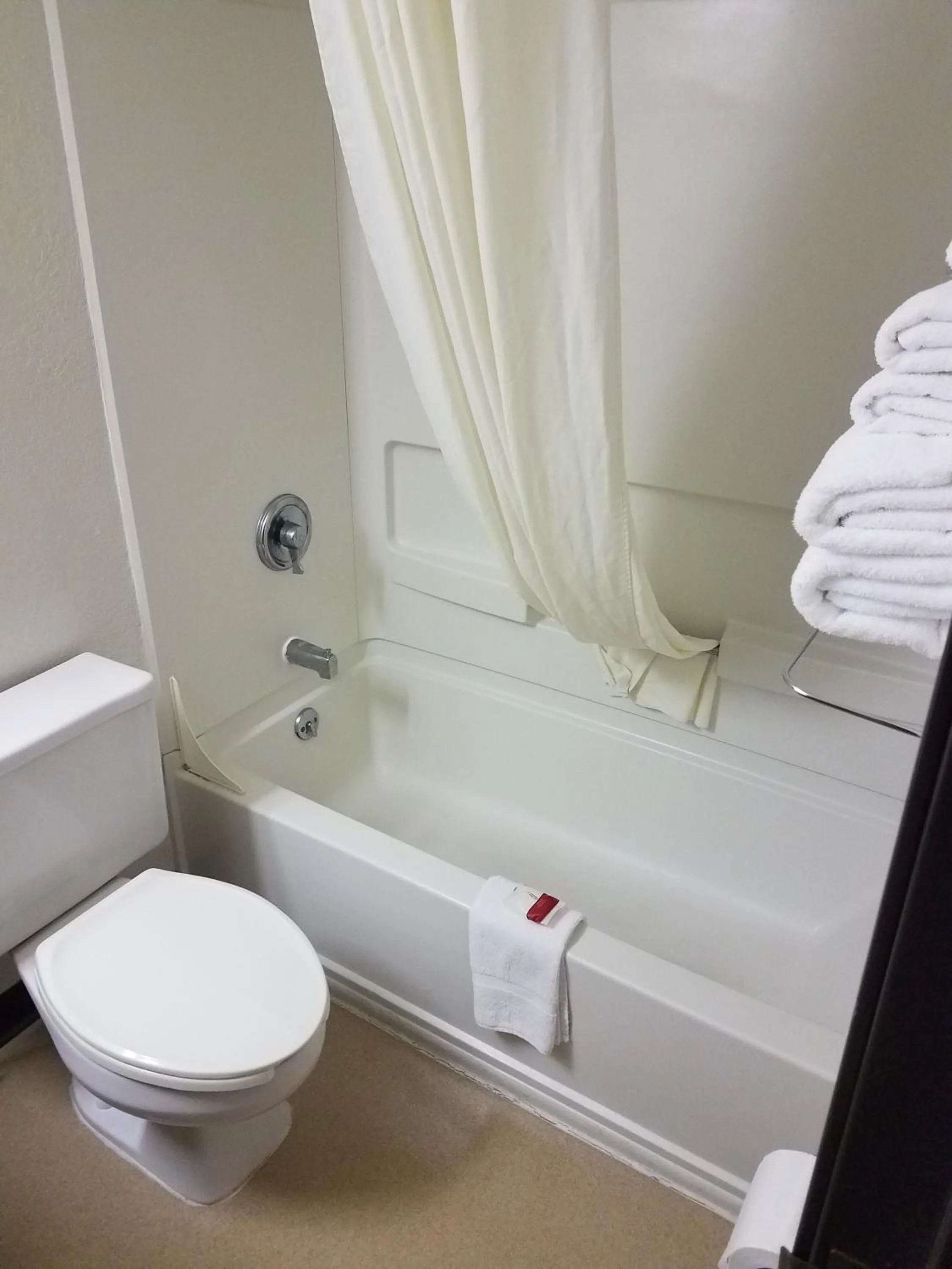 Bathroom in Super 8 by Wyndham Houghton Lake