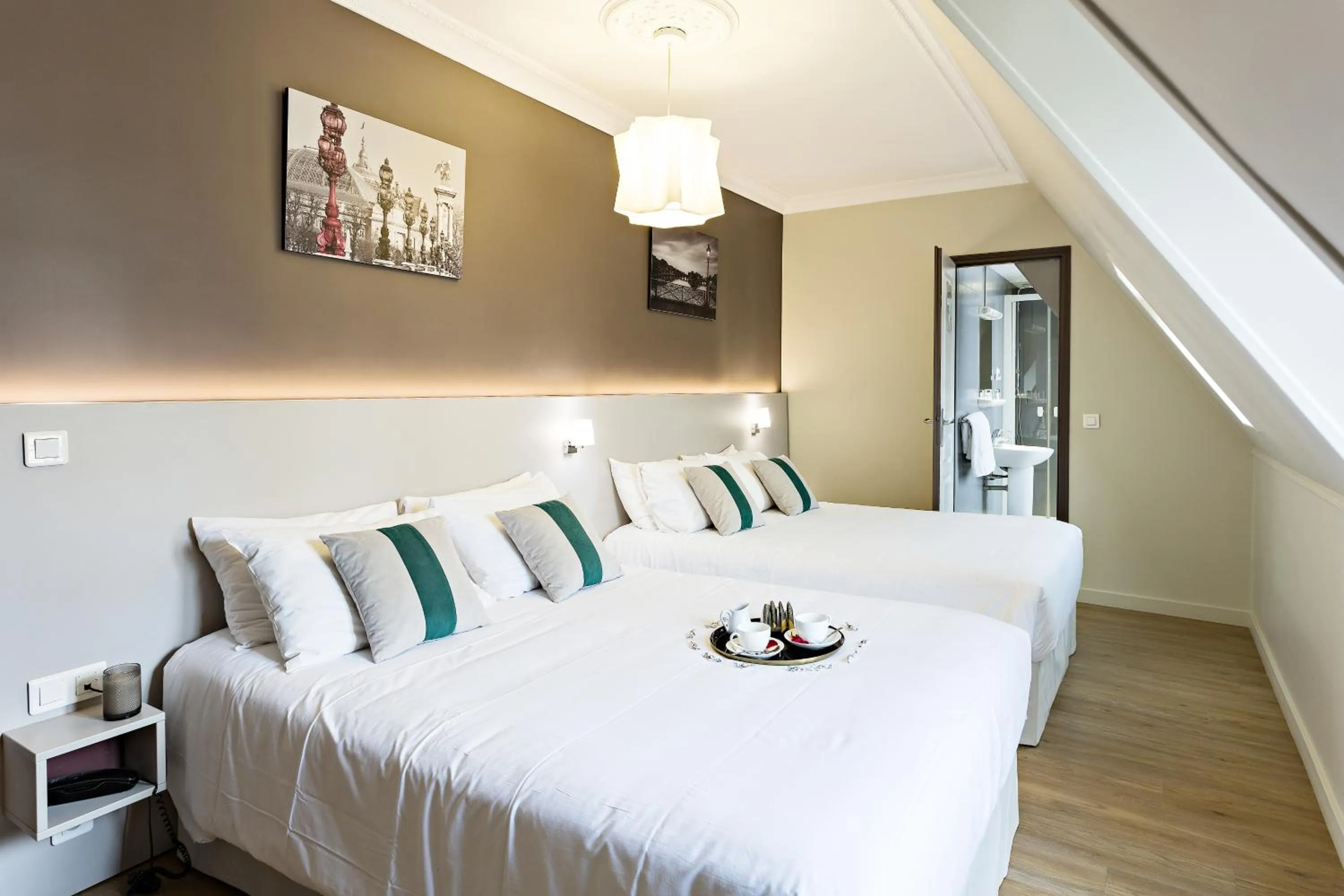 Photo of the whole room, Bed in Modern Hotel