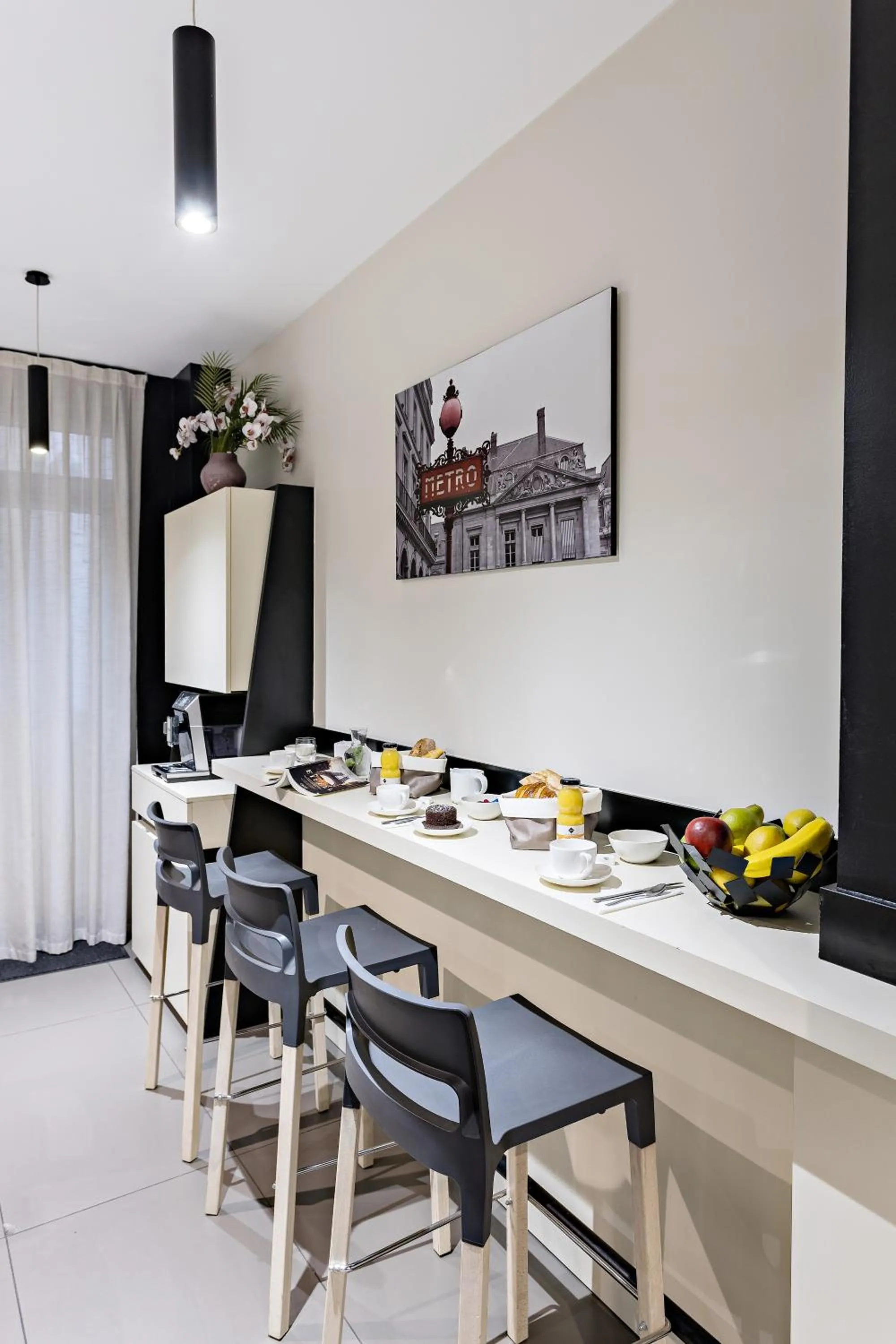 Breakfast in Modern Hotel