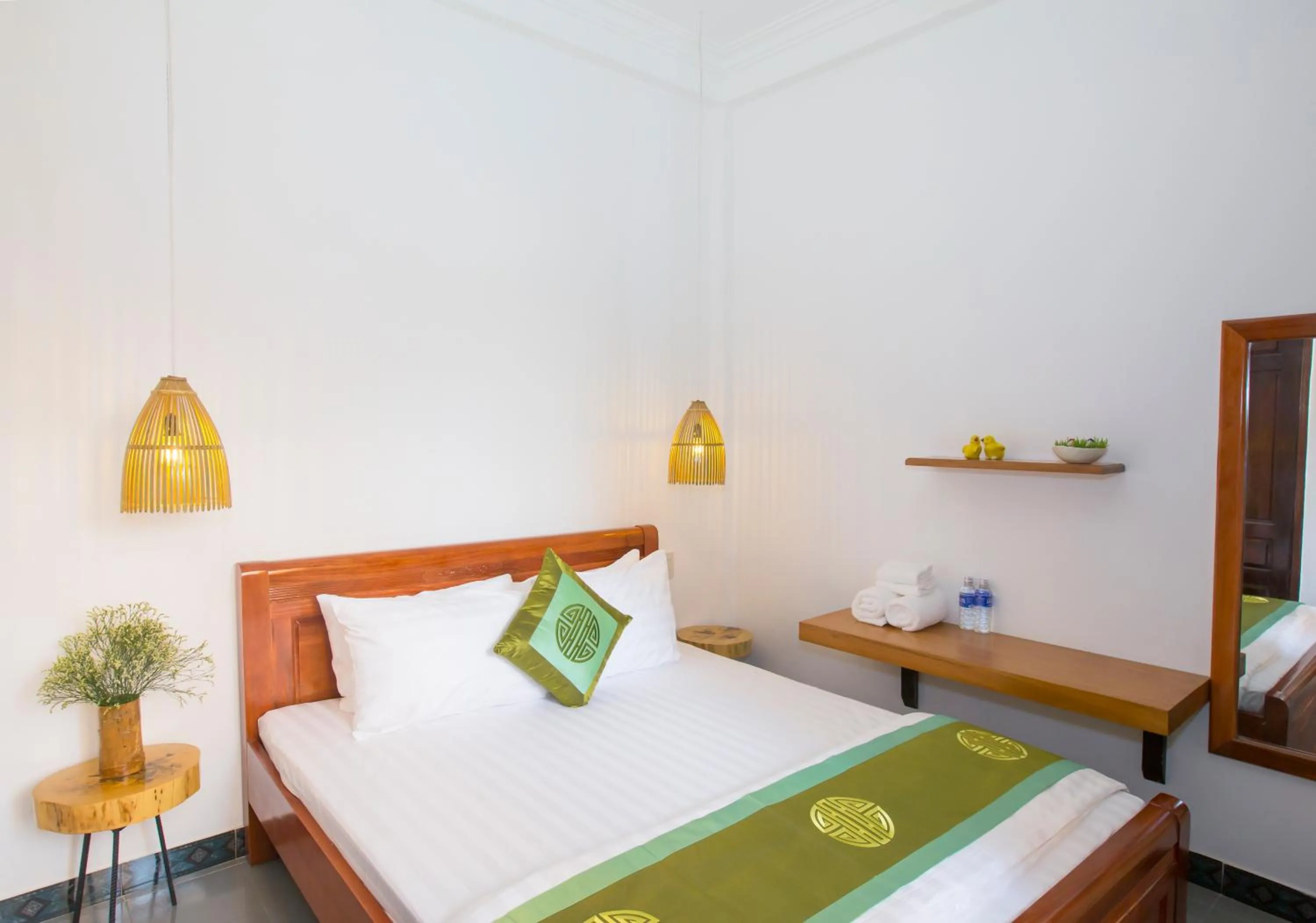 Bed in Purple Hue Central Hub