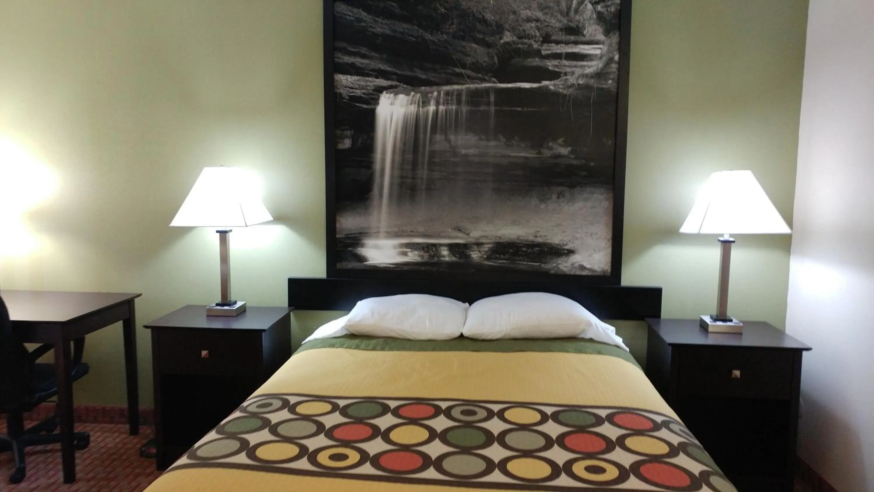 Bed in Super 8 by Wyndham DeKalb IL