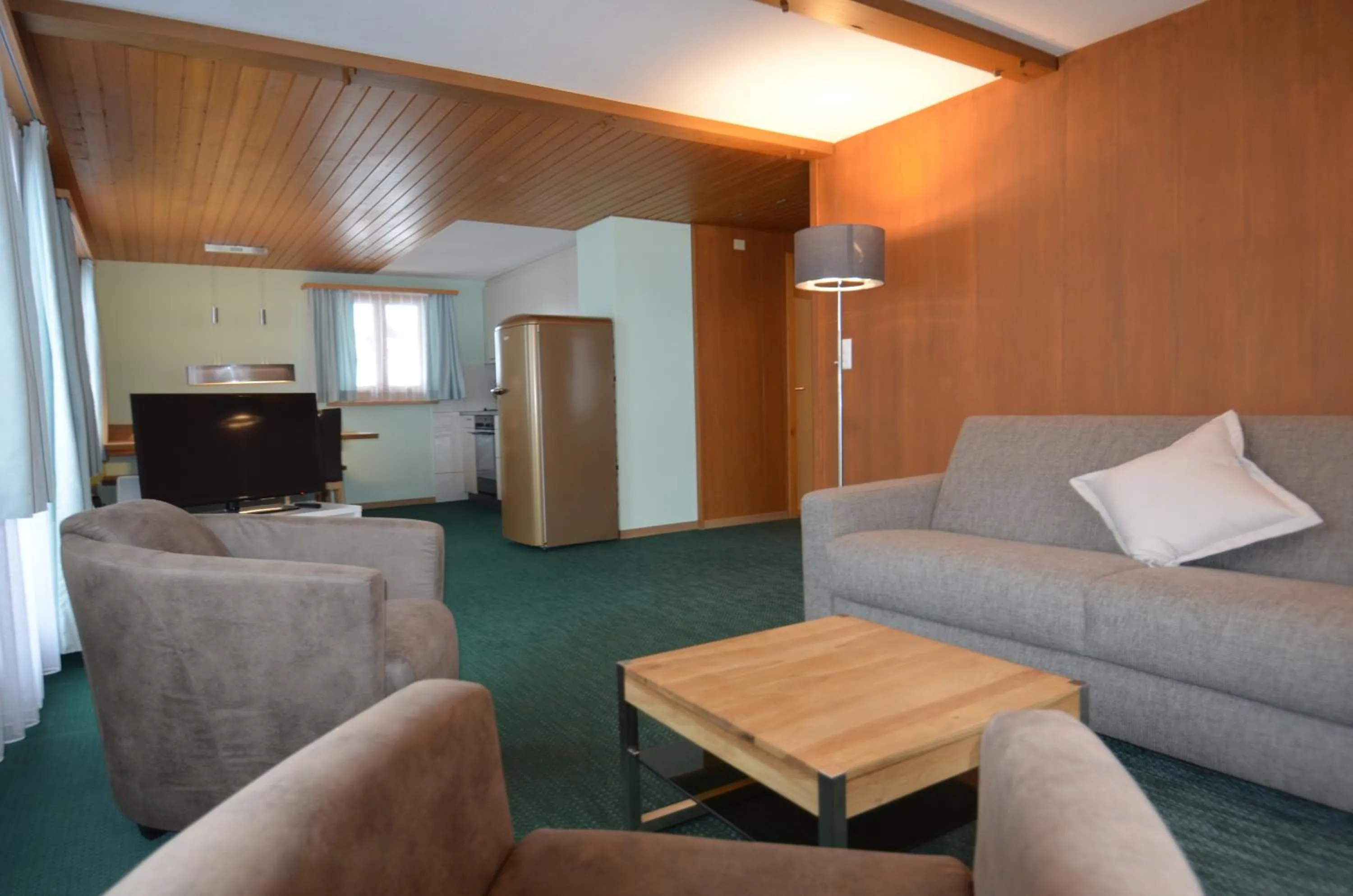Living room in Ferienwohnungen Hotel Alpina