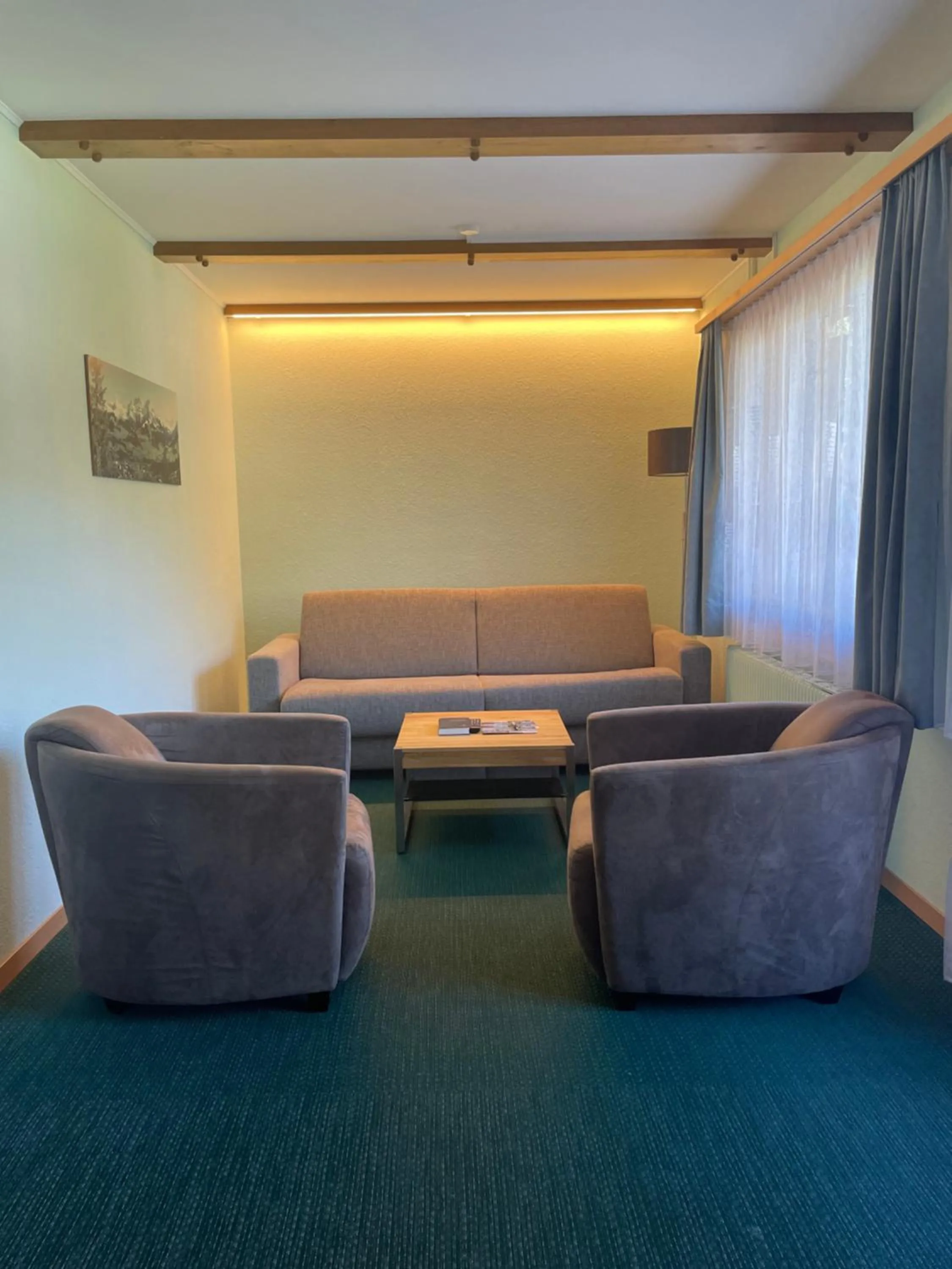 Living room in Ferienwohnungen Hotel Alpina