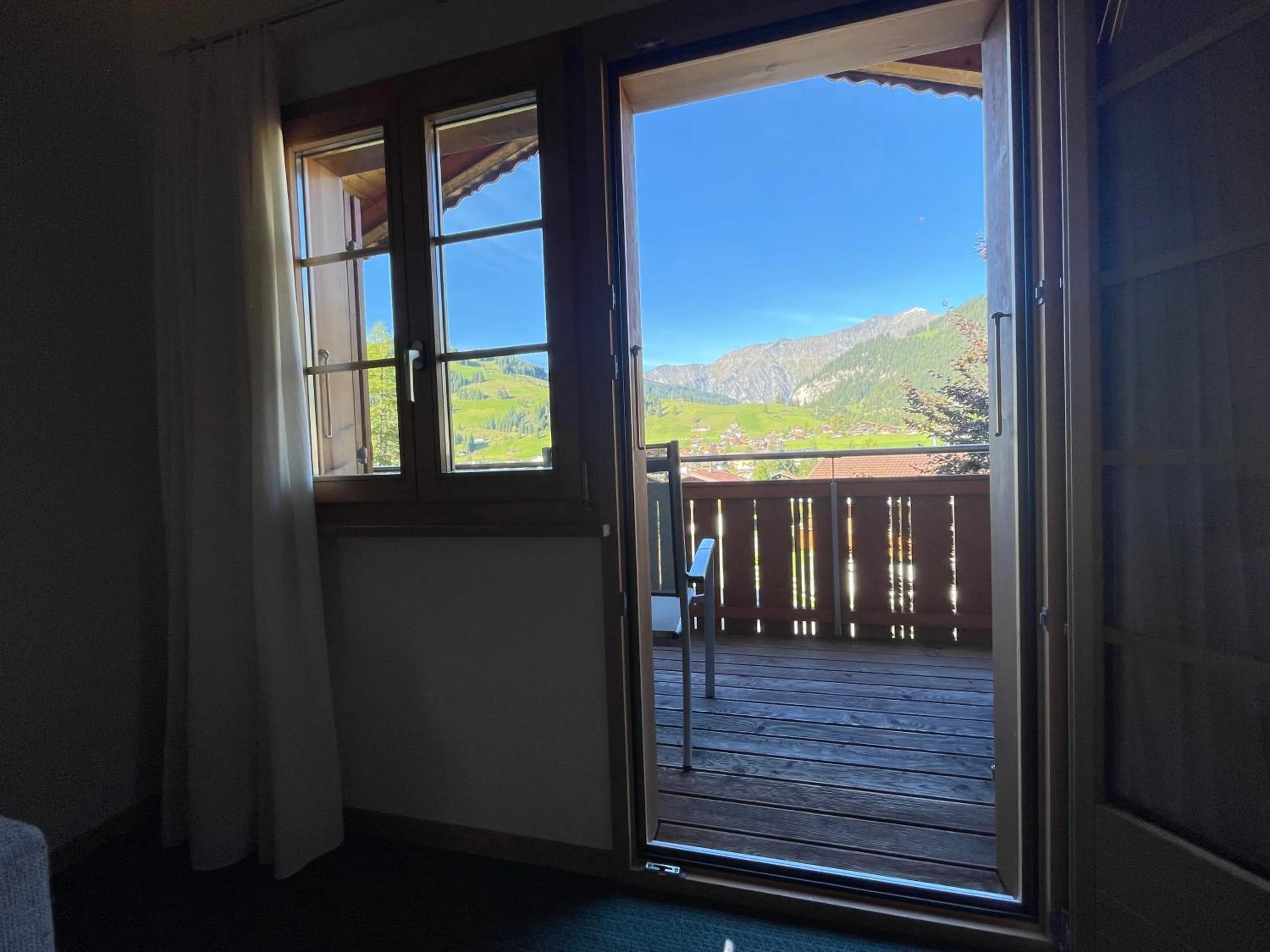 Balcony/Terrace in Ferienwohnungen Hotel Alpina