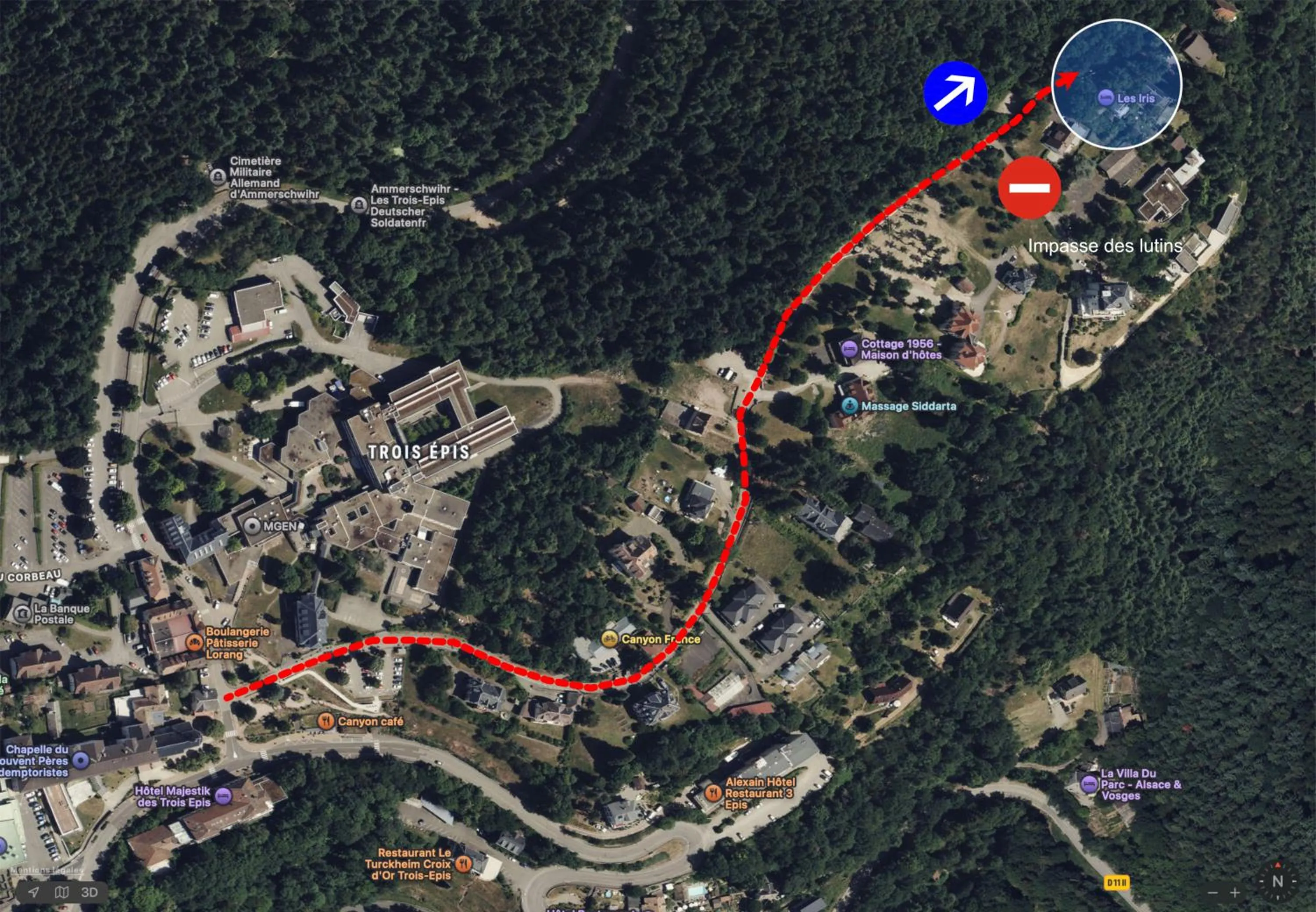 Property building in Les Iris Chambres d’hôte