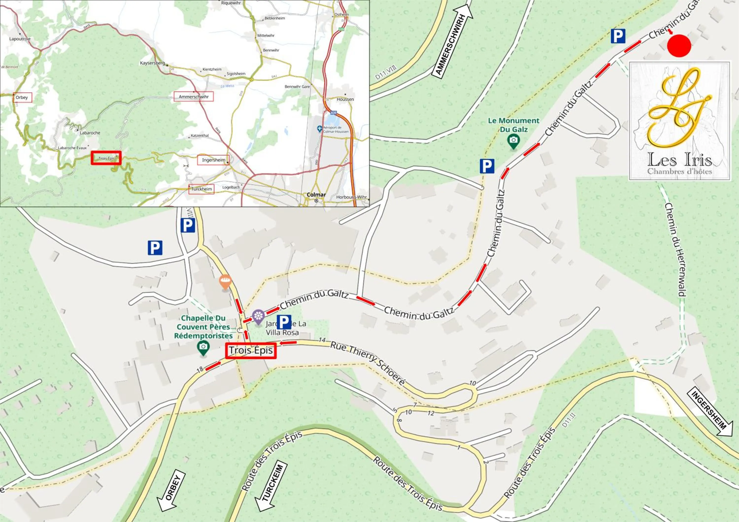 Property building in Les Iris Chambres d’hôte